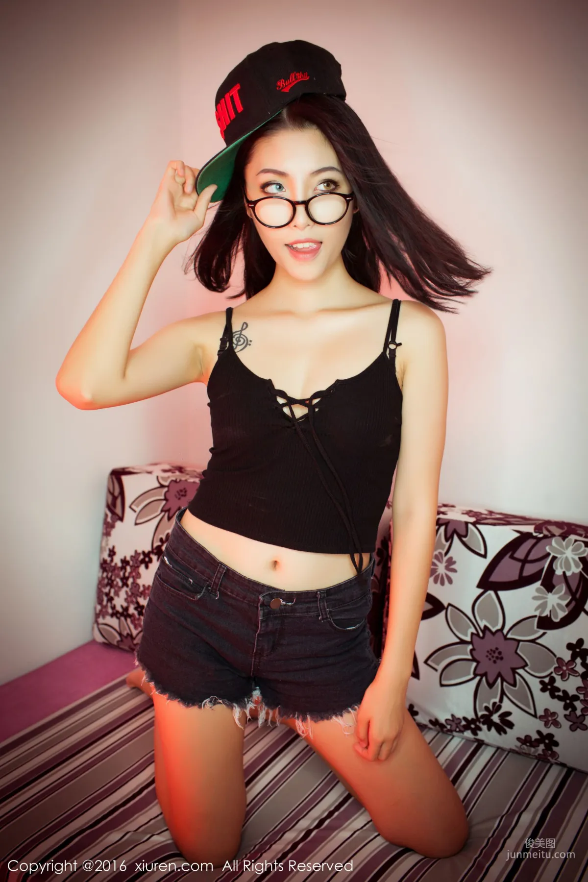 BOBO_xk (Li Qianyao), Hot Pants + Lingerie Series [XiuRen] No.617 Photo Set photo 17