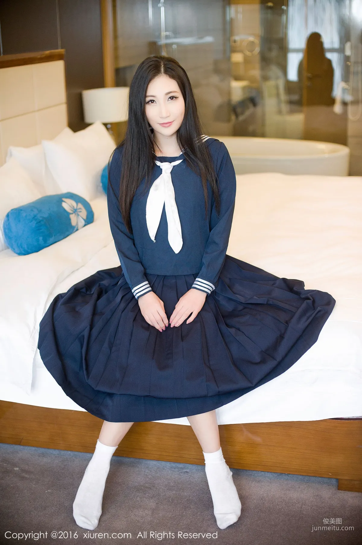 Wendy智秀《日系不良校服、婀娜粉色芭蕾服》 [秀人網XiuRen] No.654 寫真集 1