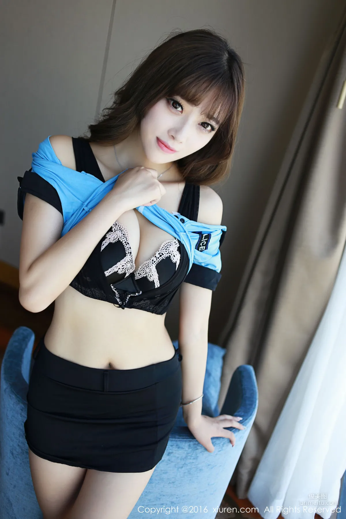 sugar Xiao Tianxin CC/Yang Chenchen Three Sets of Different Styles of Sexy Uniforms [XiuRen] No.598 Photo Set photo 42