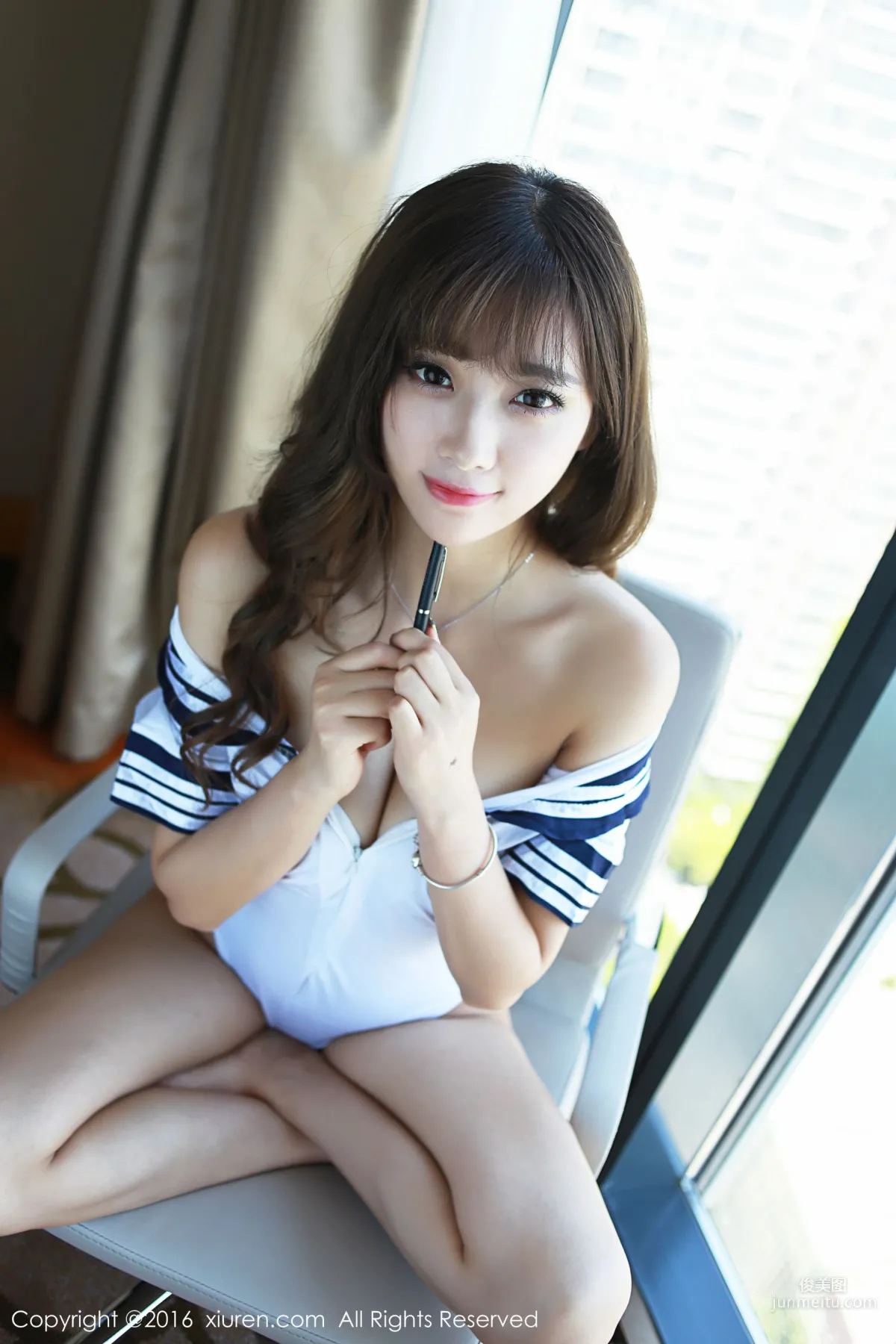 sugar Xiao Tianxin CC/Yang Chenchen Three Sets of Different Styles of Sexy Uniforms [XiuRen] No.598 Photo Set photo 27