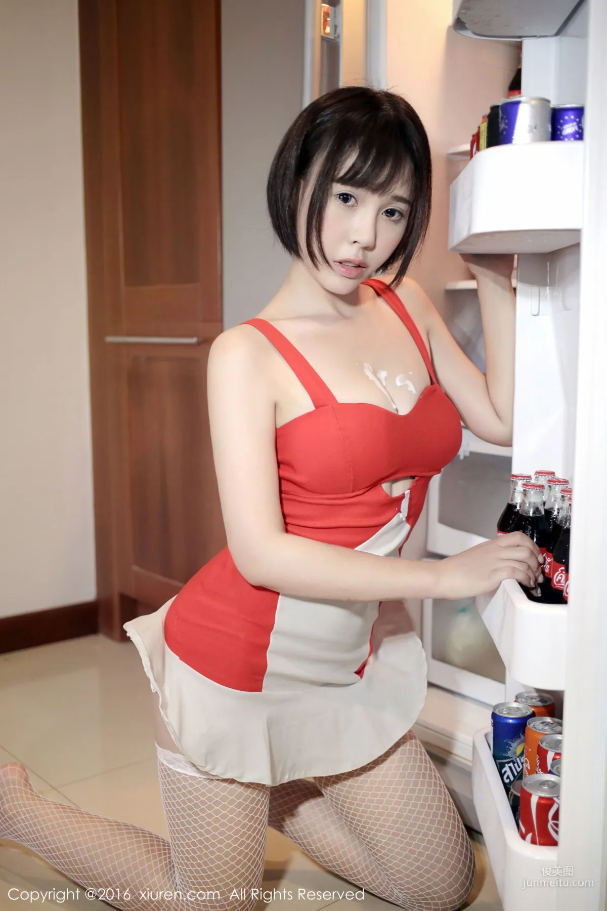 Evelyn Ai Li, Little Red Dress [XiuRen] No.665 Photo Set photo 24