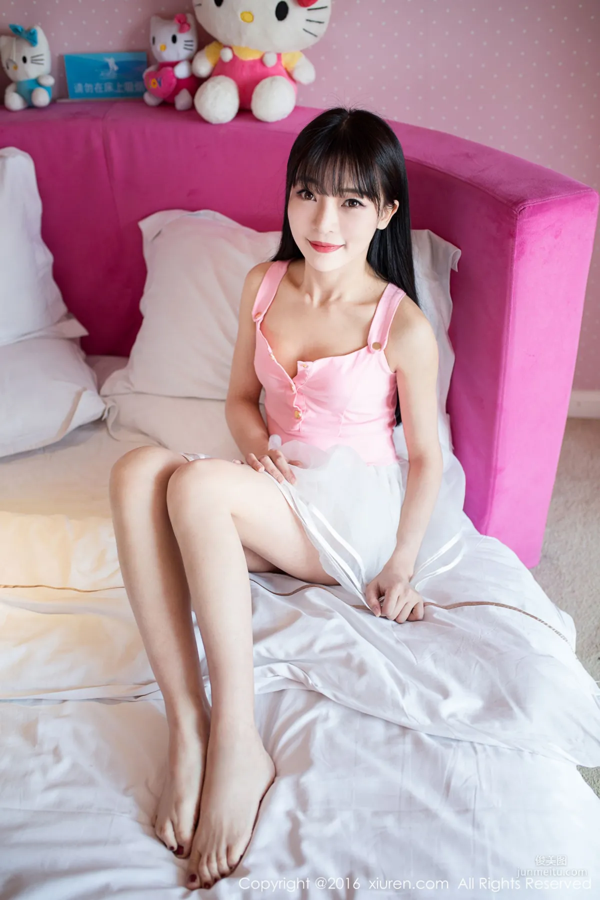 Mio Li Lisi Silk Pink First Love [XiuRen] No.552 Photo Set photo 37