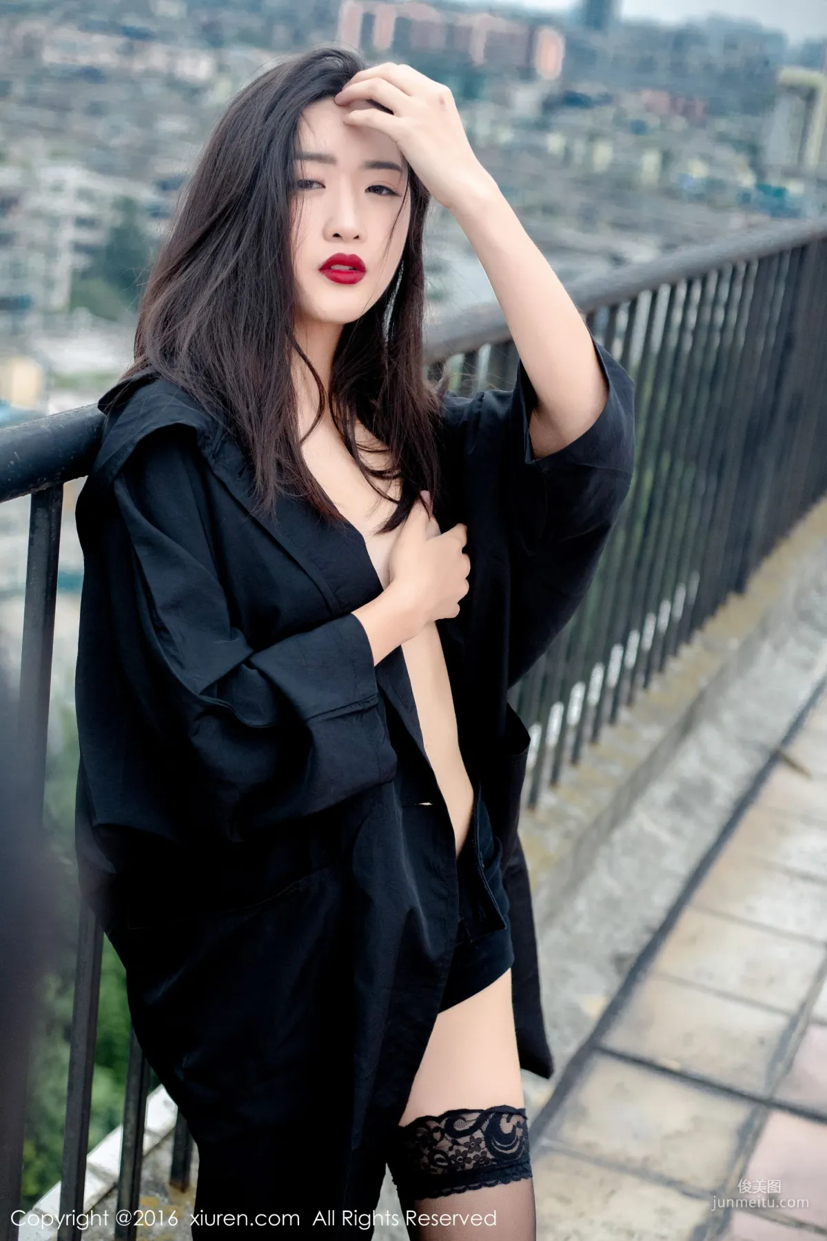 Zhou Yanlin LIN, Red Face and Vermilion Lips, Like a Green Lotus Rising from Water [XiuRen] No.624 Photo Set photo 35