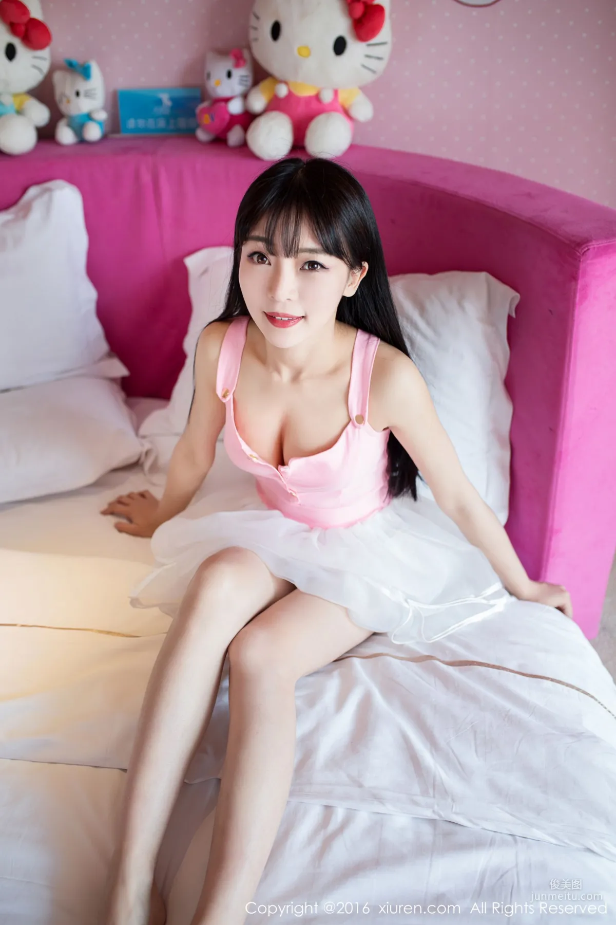 Mio Li Lisi Silk Pink First Love [XiuRen] No.552 Photo Set photo 36