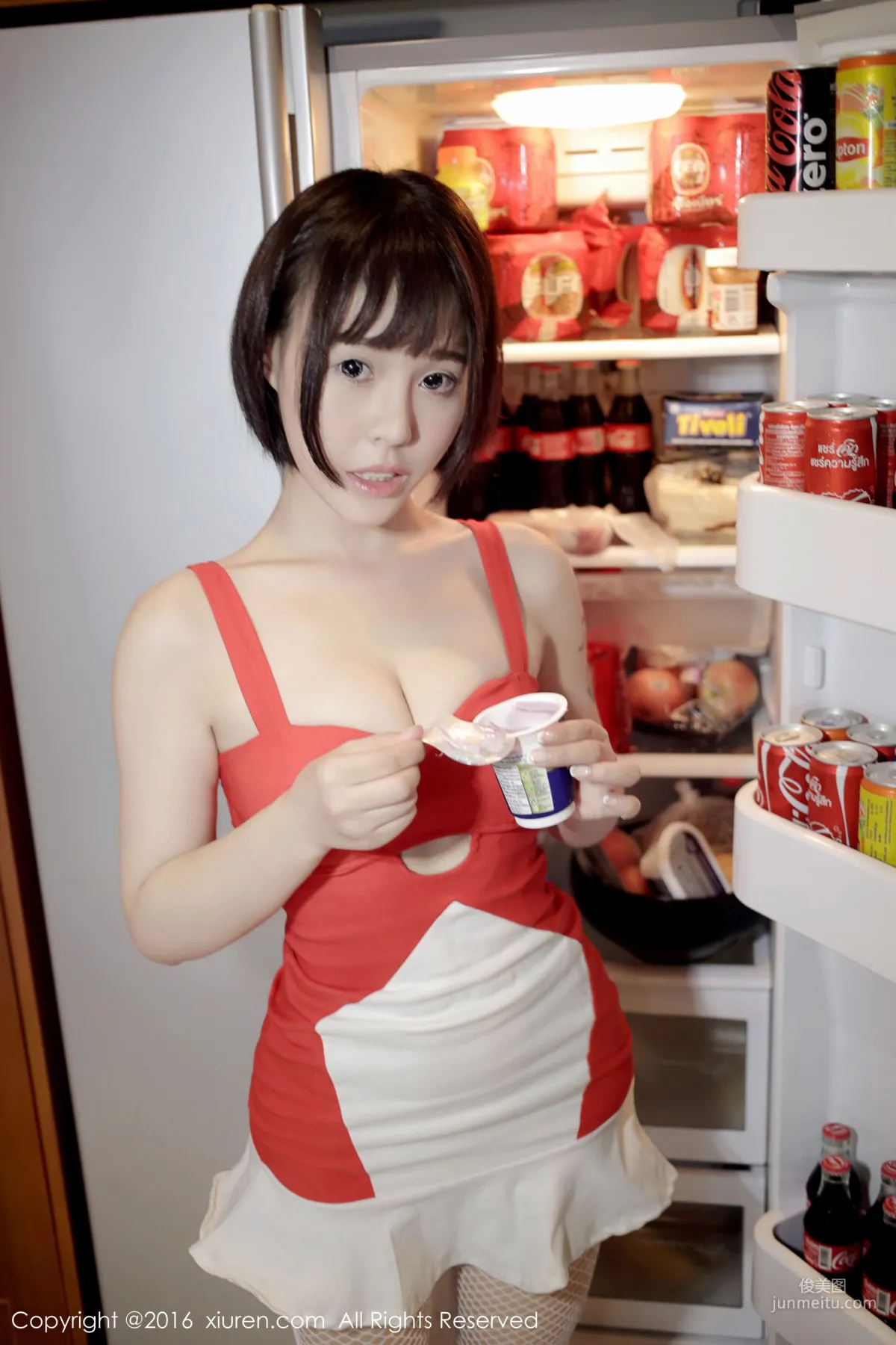 Evelyn Ai Li, Little Red Dress [XiuRen] No.665 Photo Set photo 13