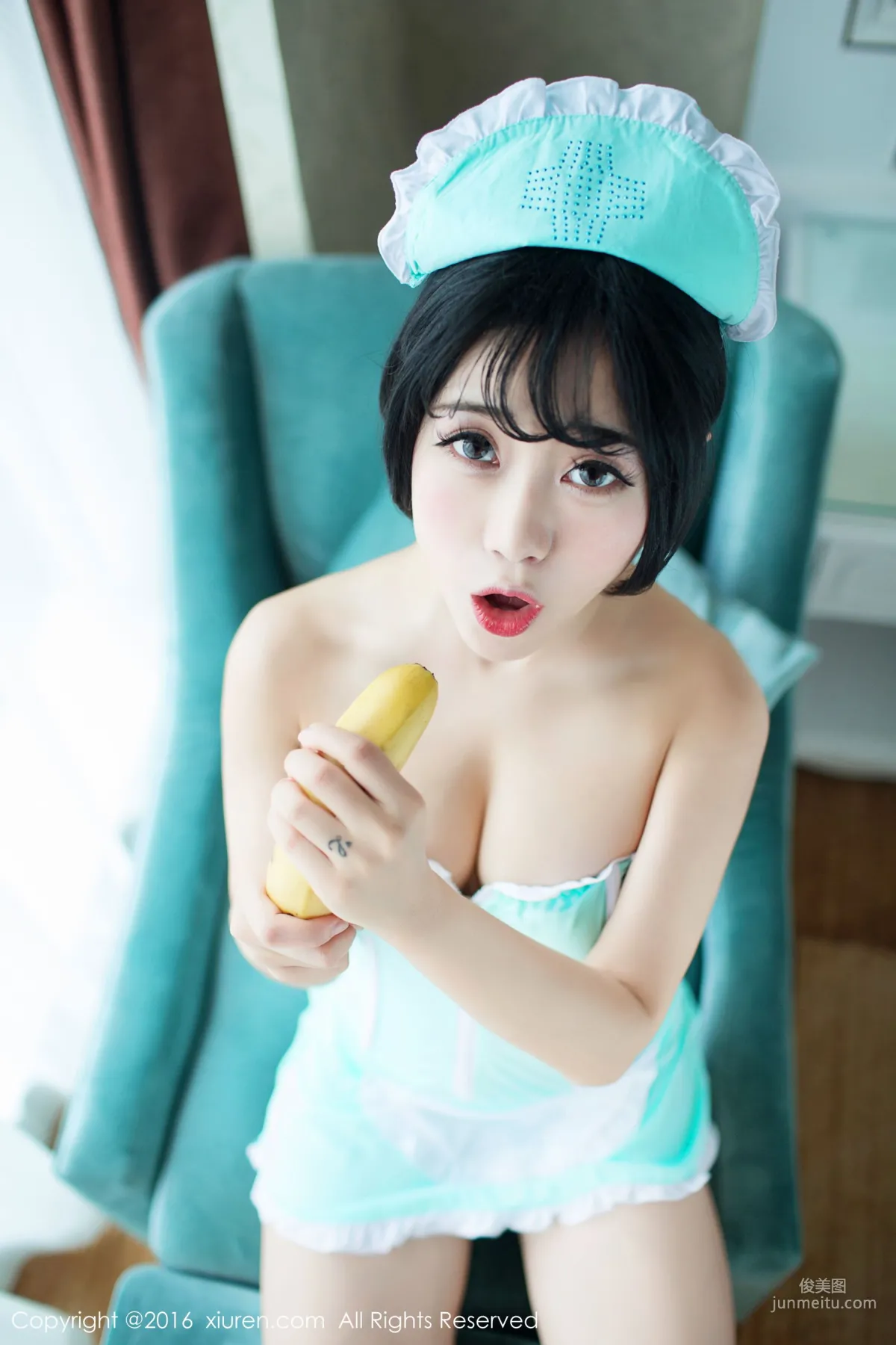 Dou Douliang Youlina Banana Little Nurse [XiuRen] No.550 Photo Set photo 7