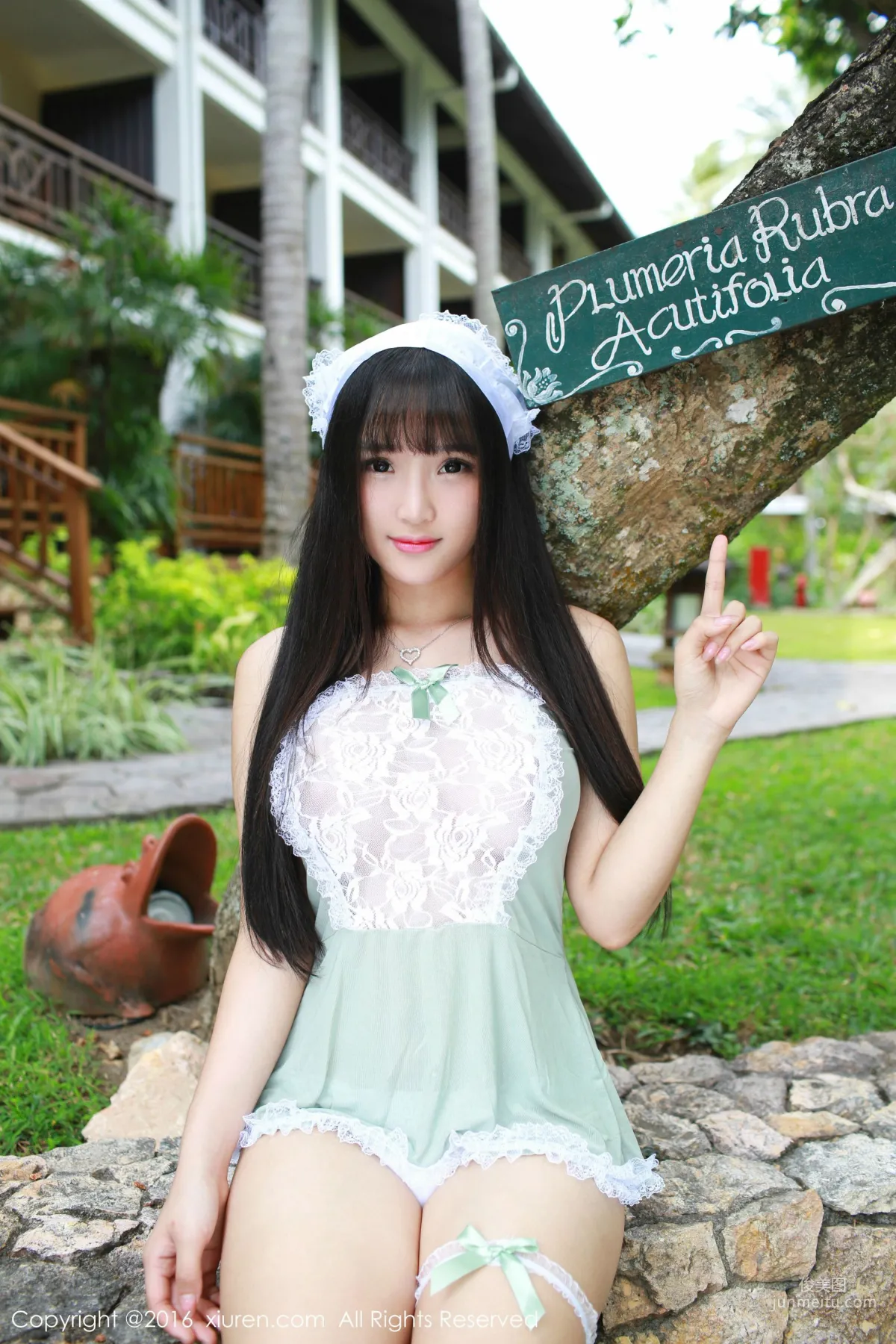 Xiayao baby, Fresh Maid Outfit + Cute Lingerie [XiuRen] No.463 Photo Set photo 6