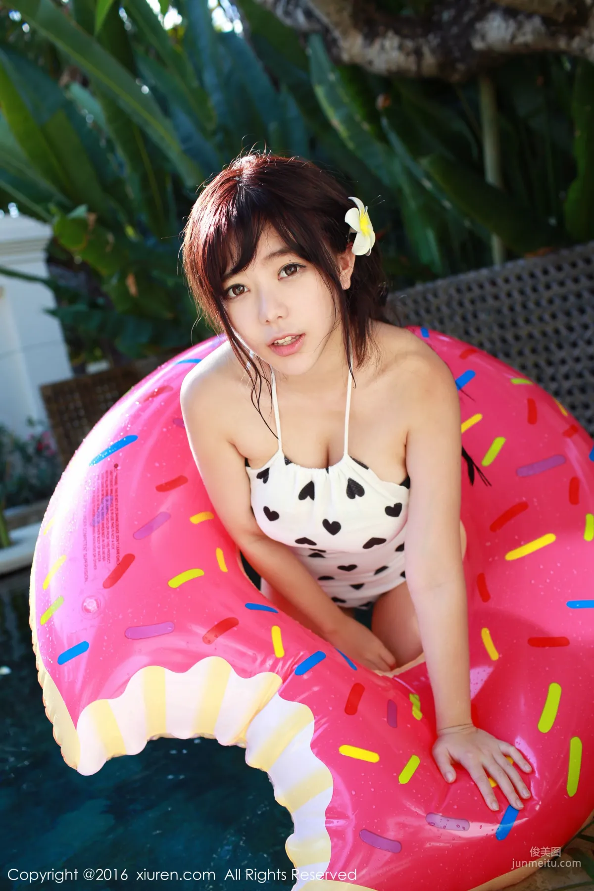 Liu Feier Faye, Suspender Denim Hot Pants + Bikini [XiuRen] No.470 Photo Set photo 47