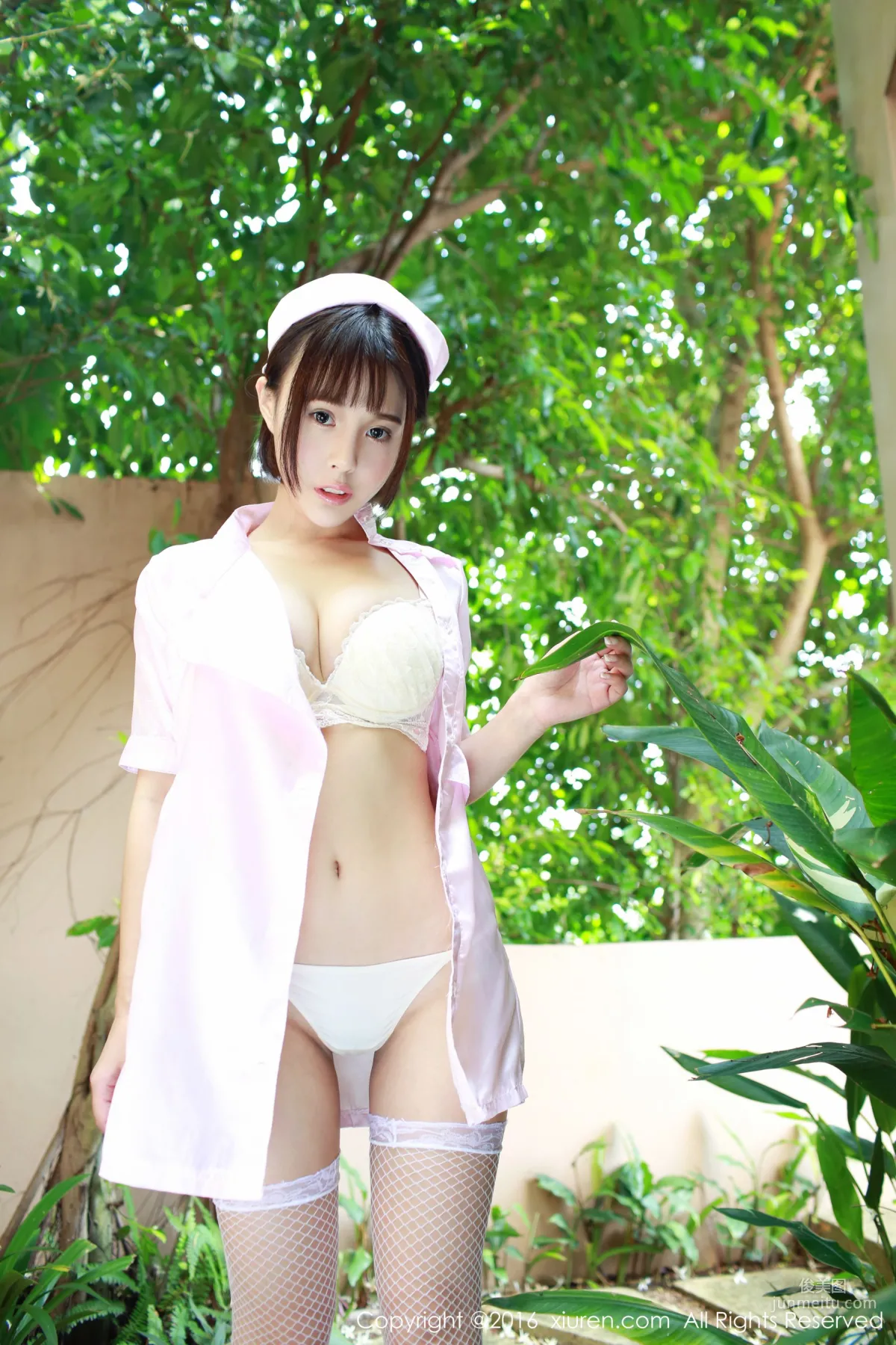Evelyn艾莉《小護士+網襪系列》 [秀人網XiuRen] No.474 寫真集 35