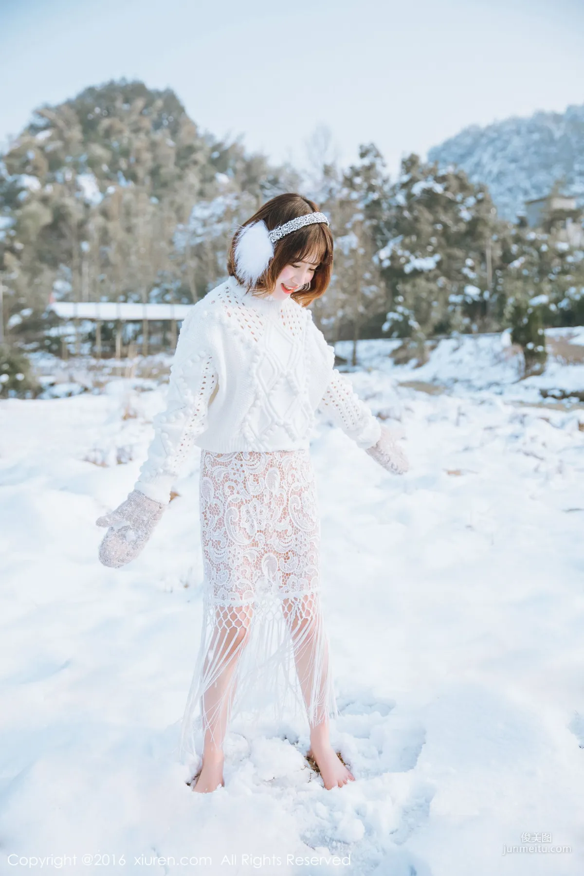 Xu cake 'New Spring Snow Scene Set' [XiuRen] No.484 Photo Set photo 19