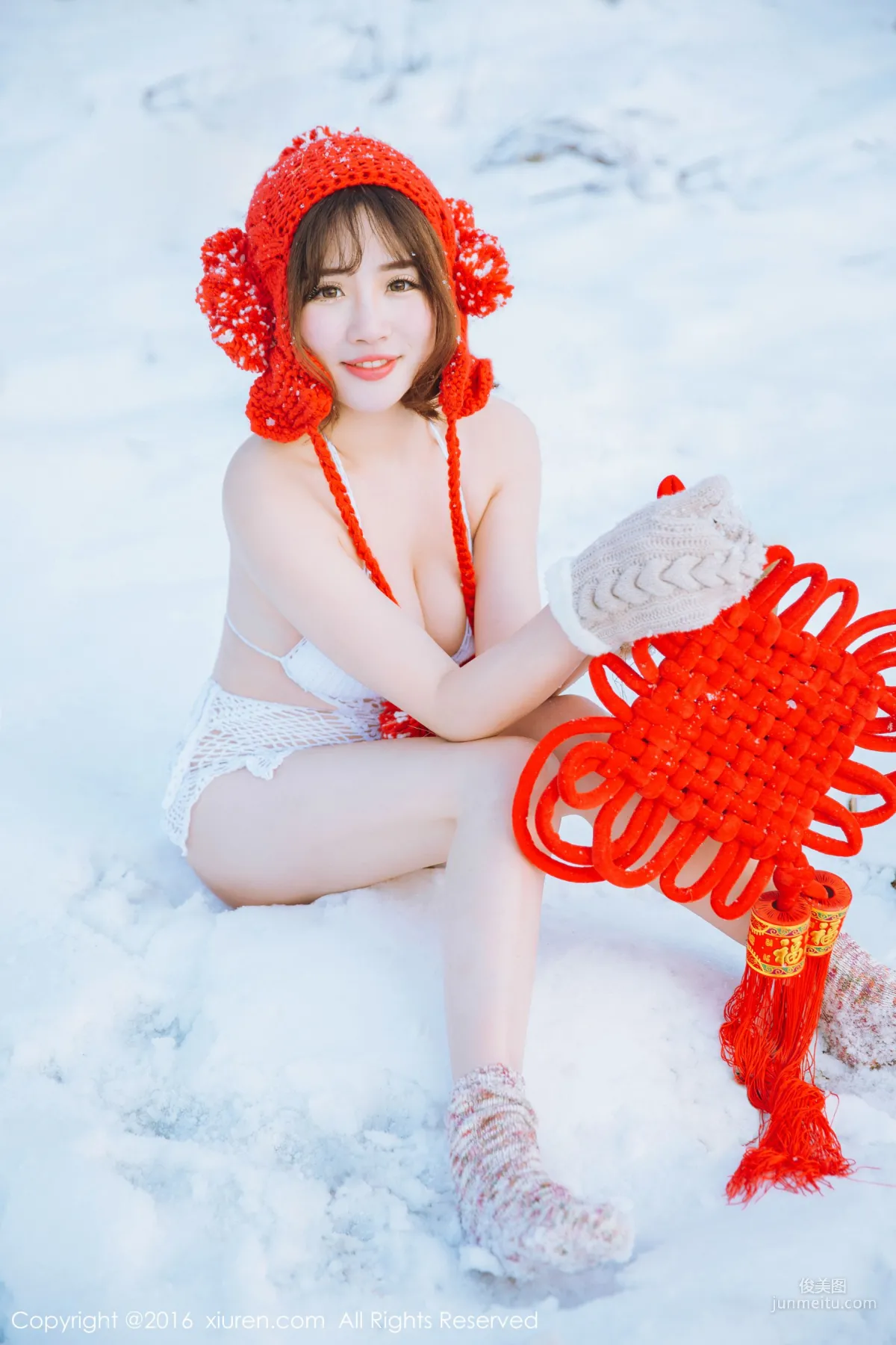 Xu cake 'New Spring Snow Scene Set' [XiuRen] No.484 Photo Set photo 32
