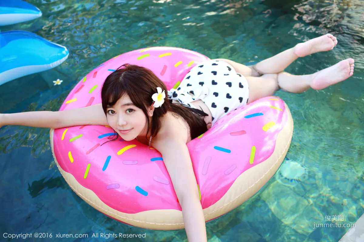 Liu Feier Faye, Suspender Denim Hot Pants + Bikini [XiuRen] No.470 Photo Set photo 39