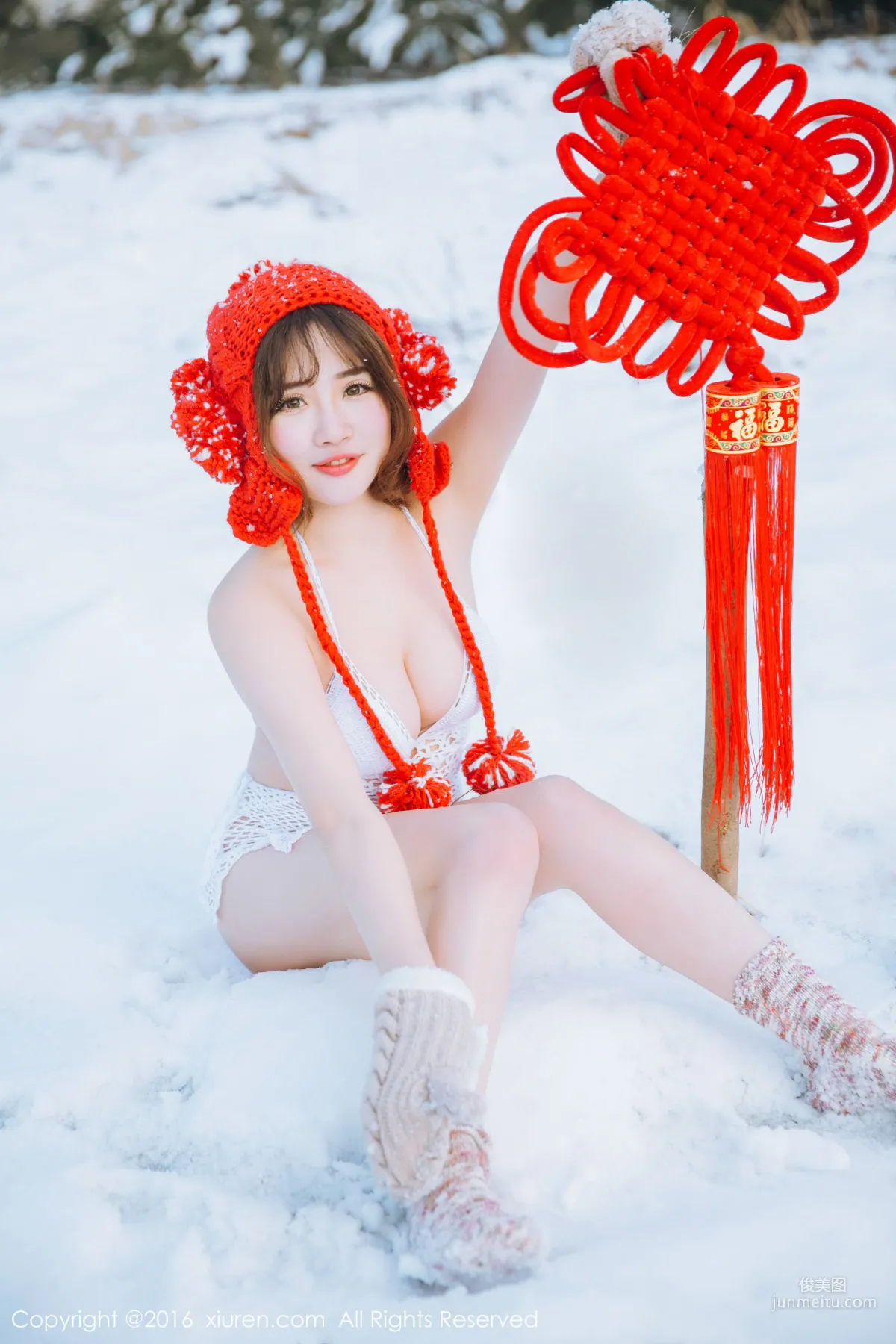 Xu cake 'New Spring Snow Scene Set' [XiuRen] No.484 Photo Set photo 31