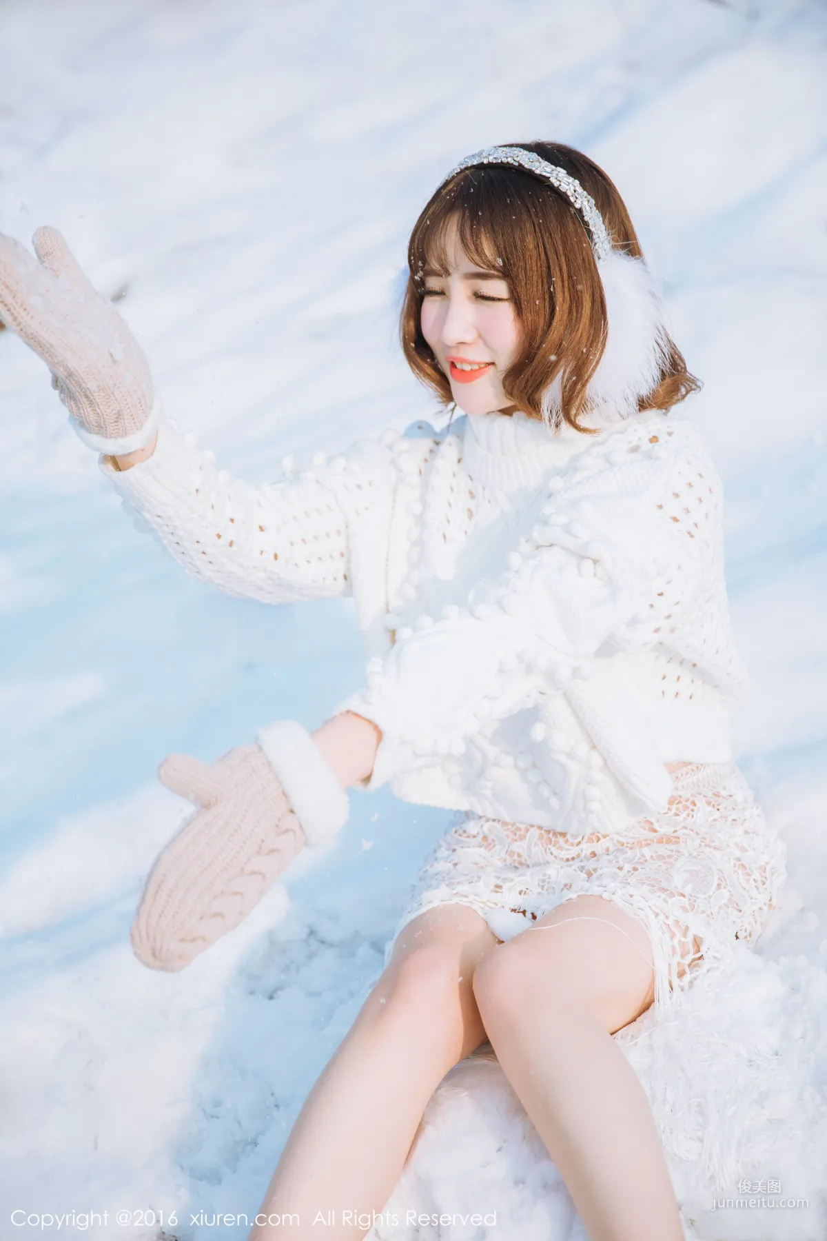 Xu cake 'New Spring Snow Scene Set' [XiuRen] No.484 Photo Set photo 7