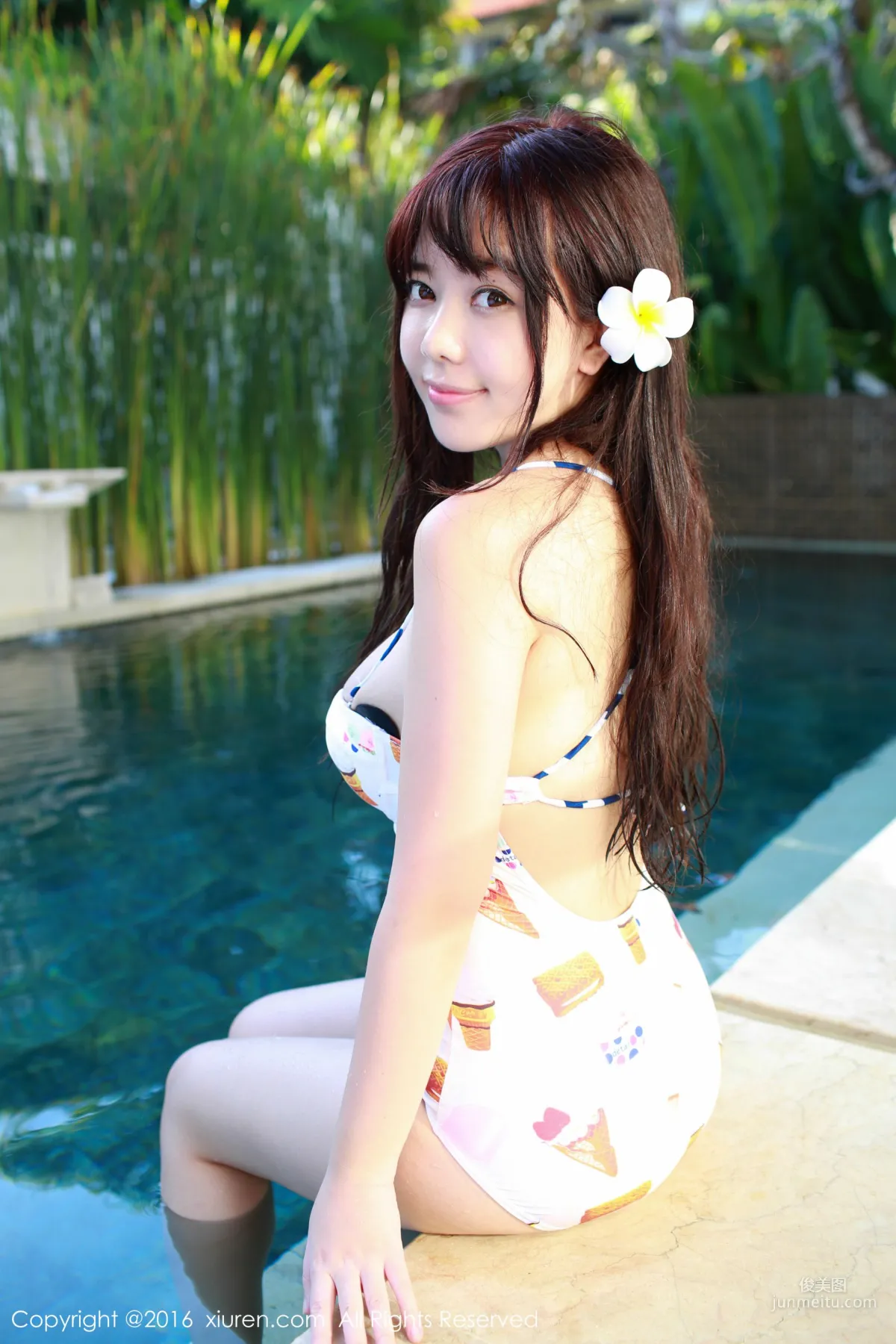 Liu Feier Faye, Bali Travel Shoot 2 Sets School Swimsuit [XiuRen] No.514 Photo Set photo 35