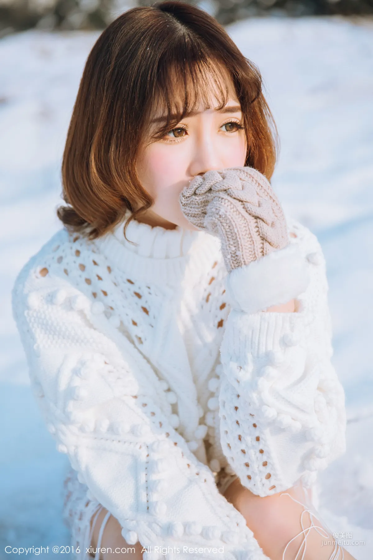 Xu cake 'New Spring Snow Scene Set' [XiuRen] No.484 Photo Set photo 2