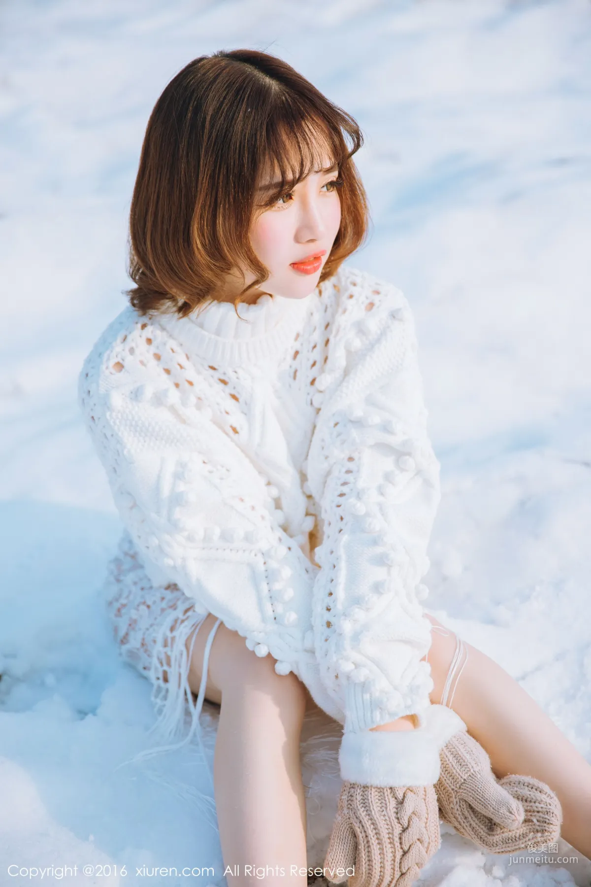 Xu cake 'New Spring Snow Scene Set' [XiuRen] No.484 Photo Set photo 1