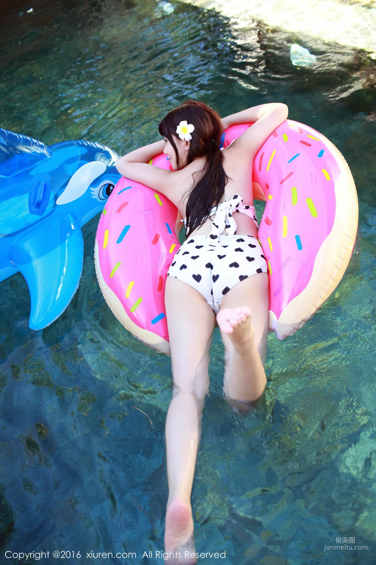 Liu Feier Faye, Suspender Denim Hot Pants + Bikini [XiuRen] No.470 Photo Set photo 41