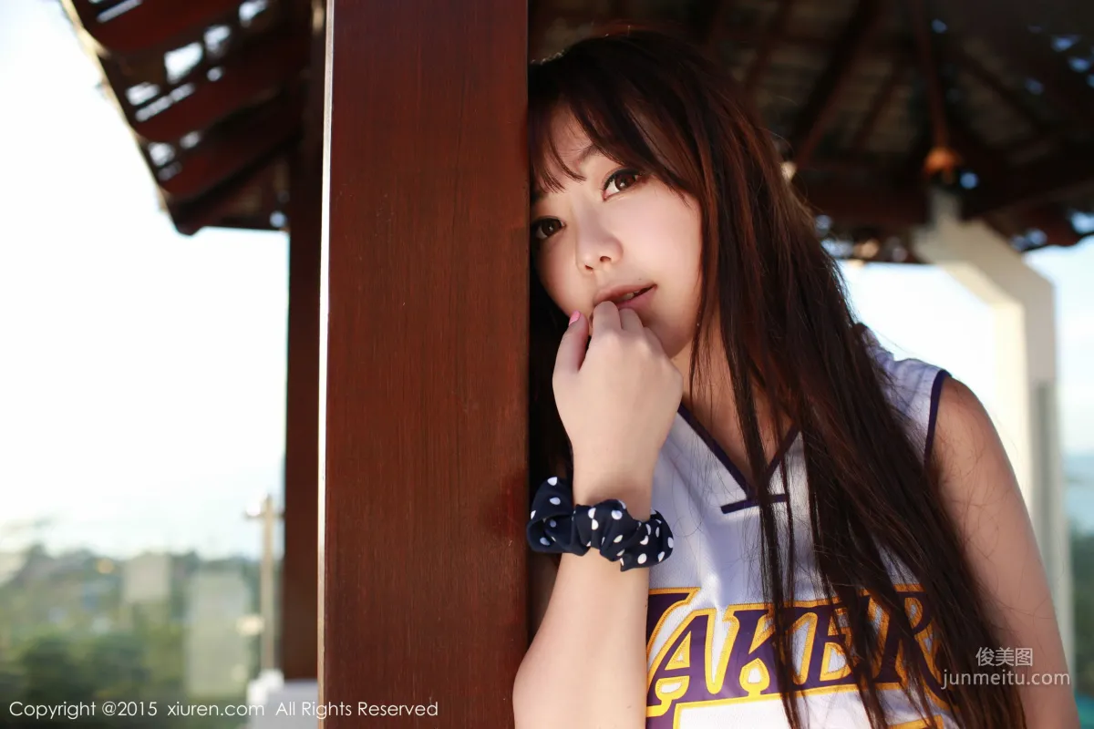 Liu Feier Faye Kobe Basketball Jersey + Cloth Strip Lingerie [XiuRen] No.452 Photo Set photo 36