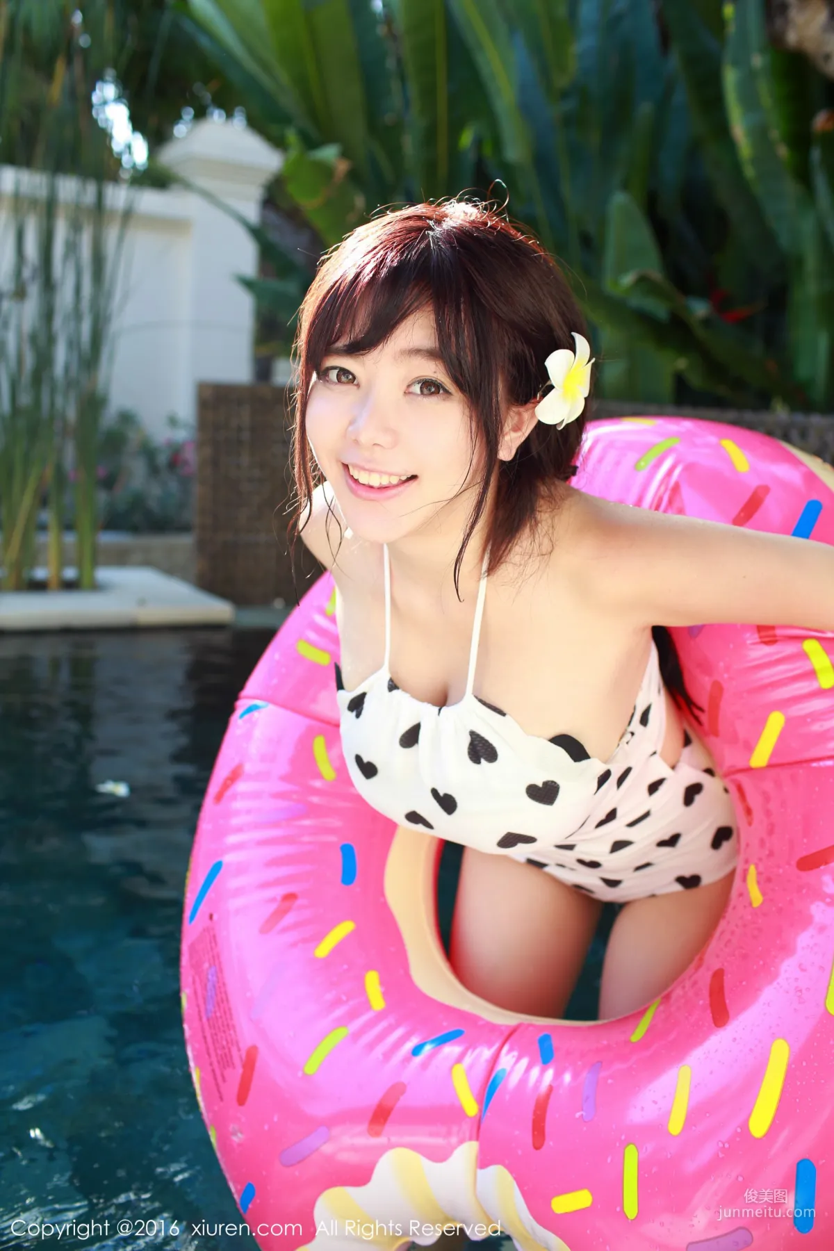 Liu Feier Faye, Suspender Denim Hot Pants + Bikini [XiuRen] No.470 Photo Set photo 45
