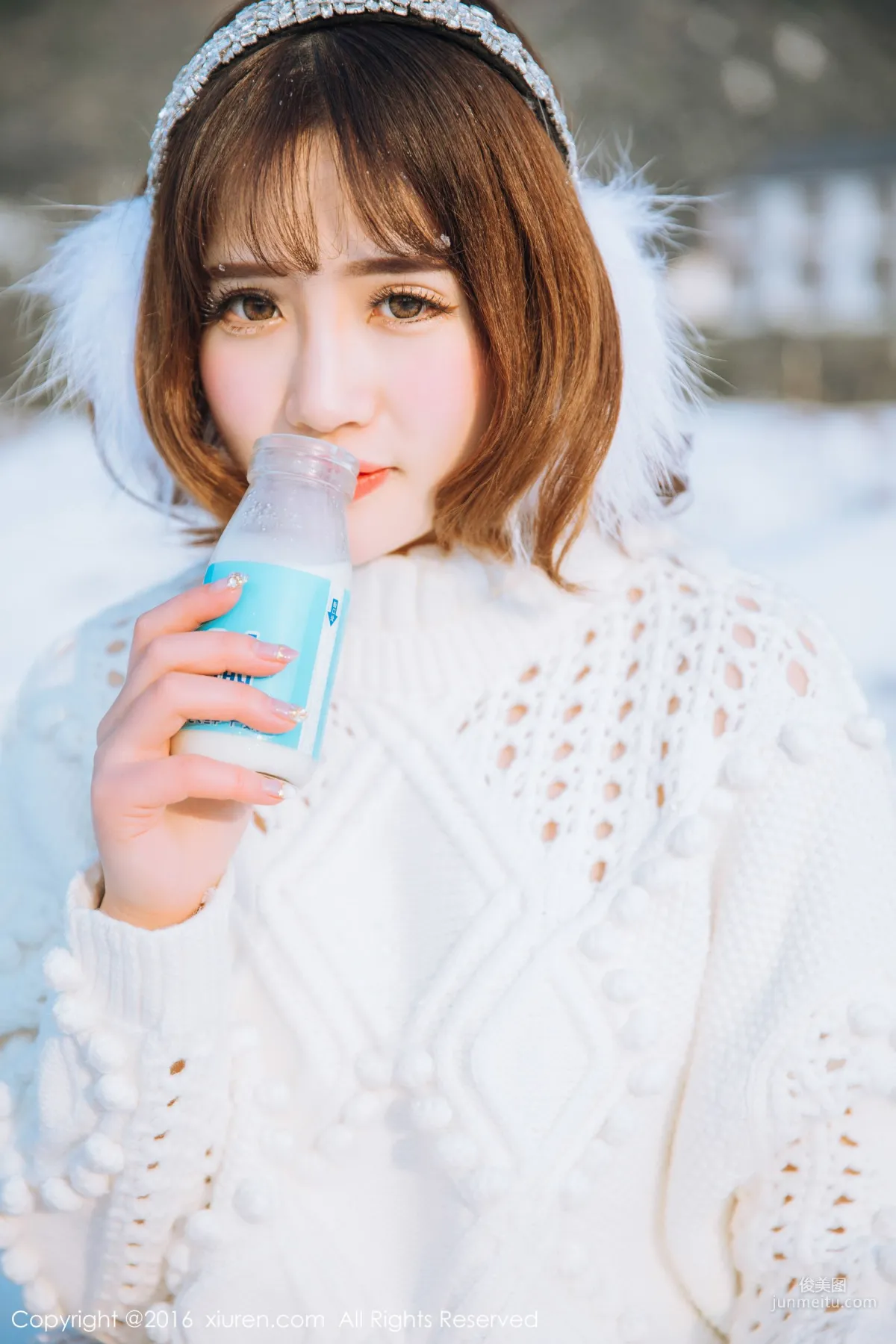 Xu cake 'New Spring Snow Scene Set' [XiuRen] No.484 Photo Set photo 11