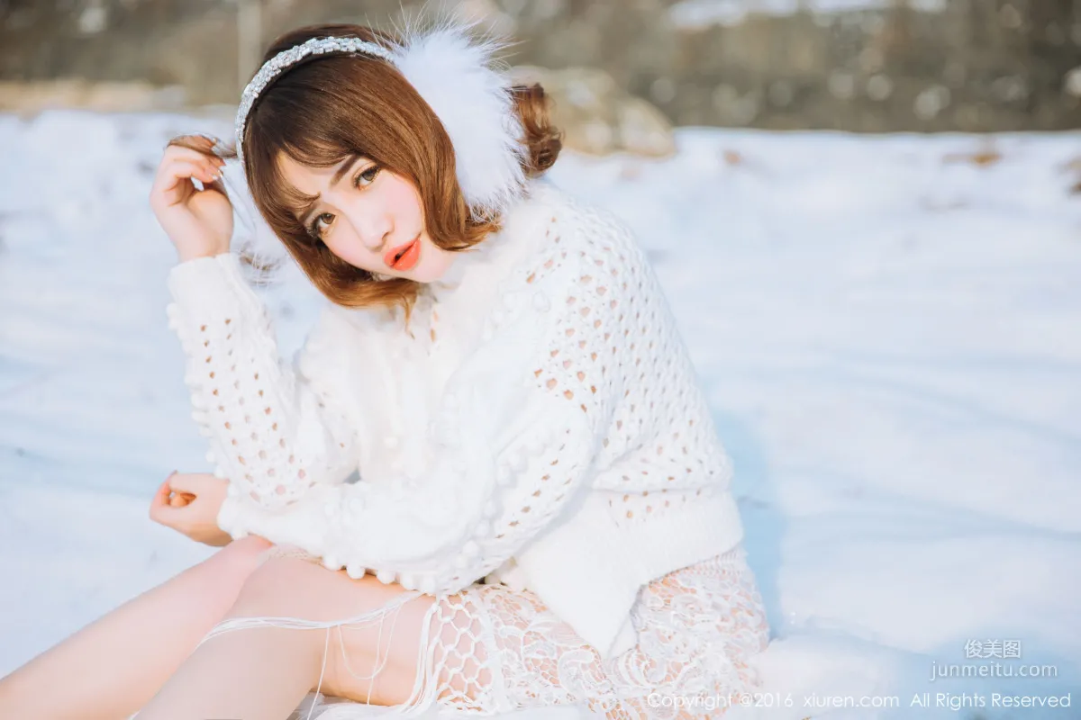 Xu cake 'New Spring Snow Scene Set' [XiuRen] No.484 Photo Set photo 3