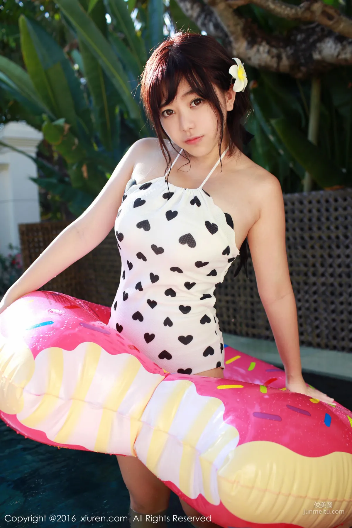 Liu Feier Faye, Suspender Denim Hot Pants + Bikini [XiuRen] No.470 Photo Set photo 48