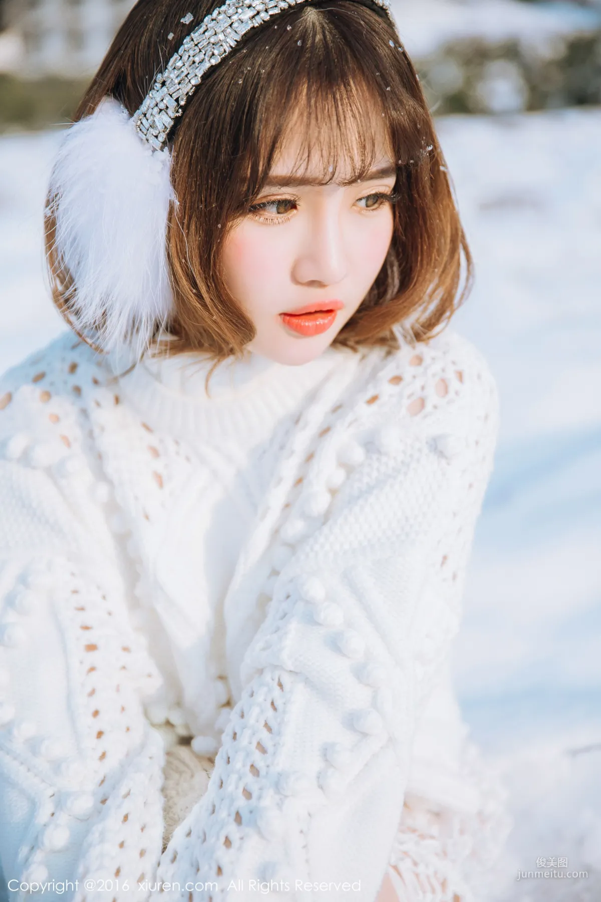 Xu cake 'New Spring Snow Scene Set' [XiuRen] No.484 Photo Set photo 5