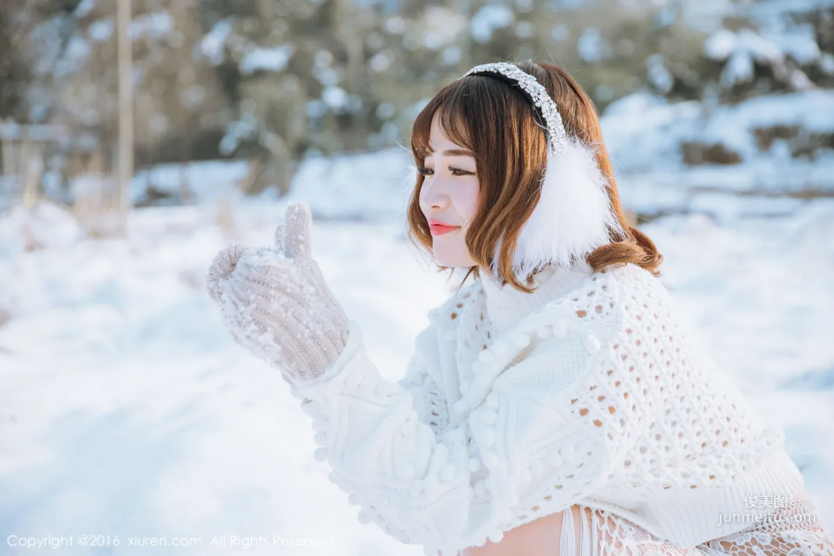 Xu cake 'New Spring Snow Scene Set' [XiuRen] No.484 Photo Set photo 17