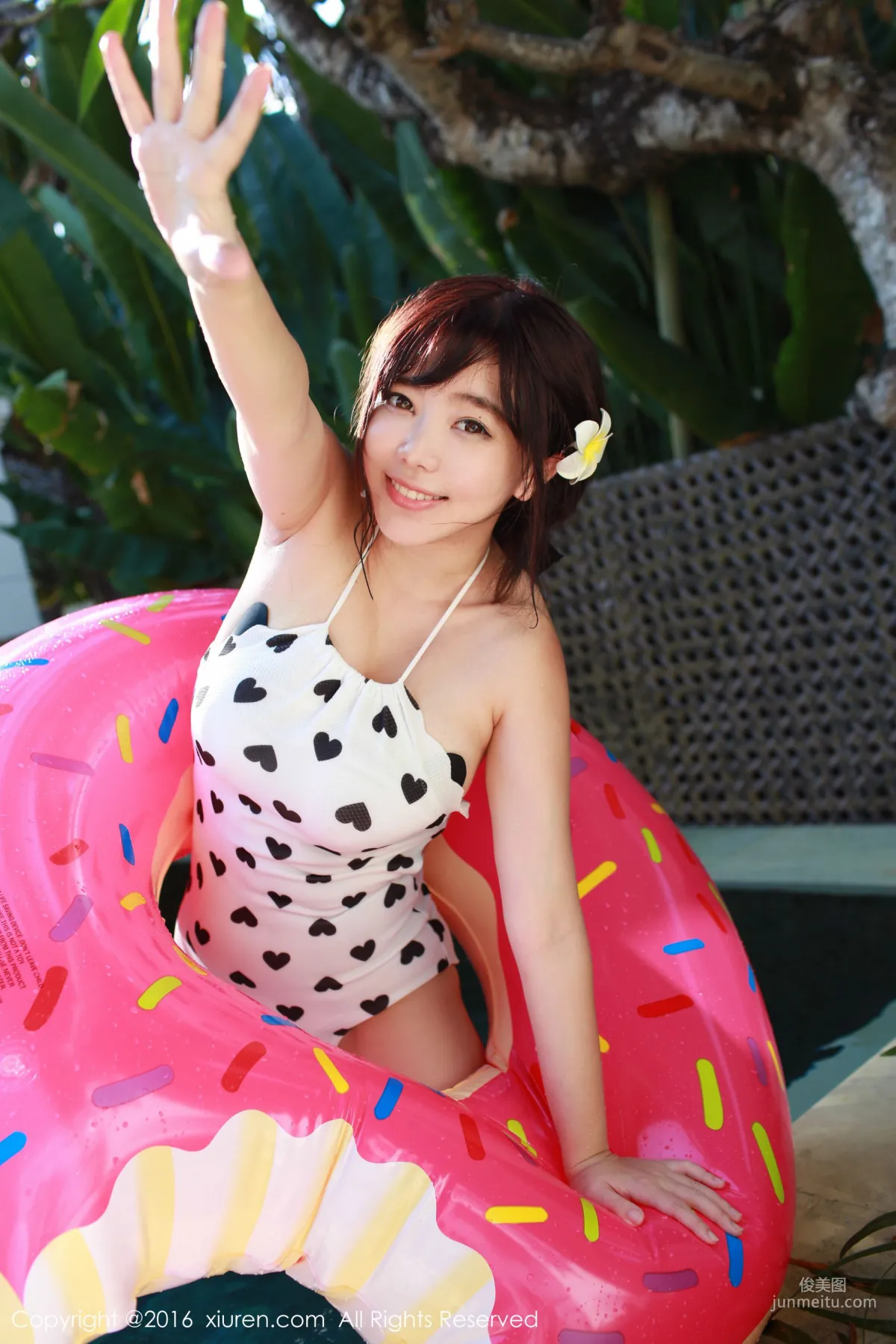 Liu Feier Faye, Suspender Denim Hot Pants + Bikini [XiuRen] No.470 Photo Set photo 46