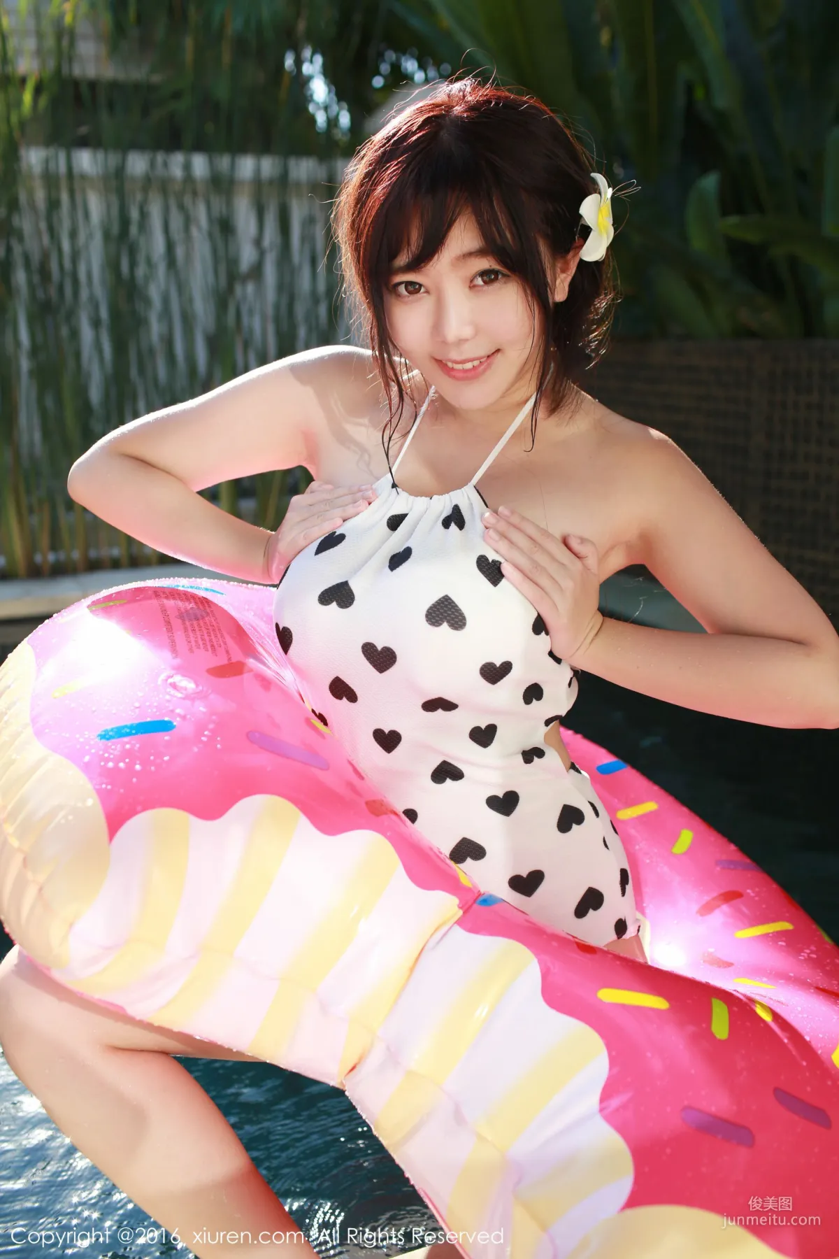 Liu Feier Faye, Suspender Denim Hot Pants + Bikini [XiuRen] No.470 Photo Set photo 49
