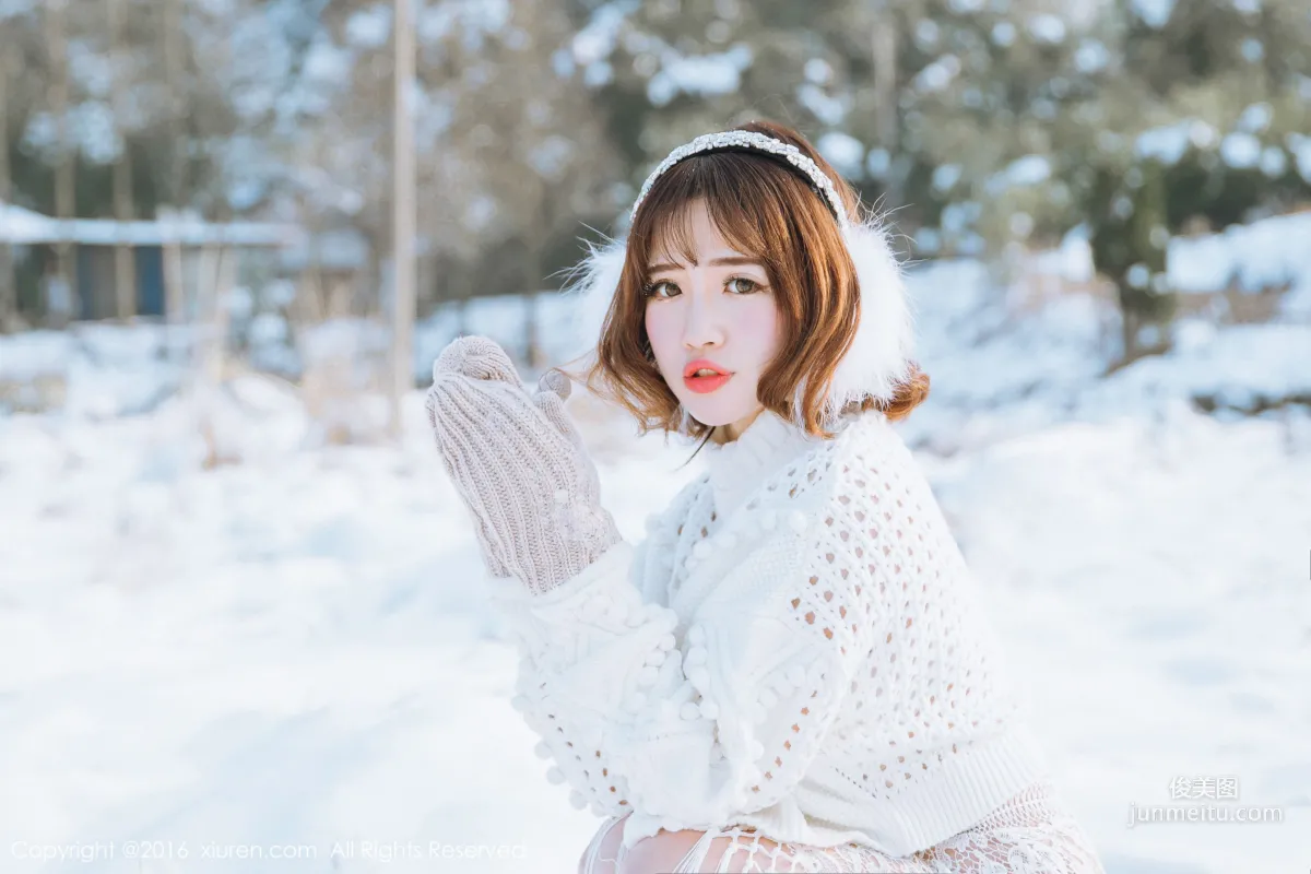 Xu cake 'New Spring Snow Scene Set' [XiuRen] No.484 Photo Set photo 16