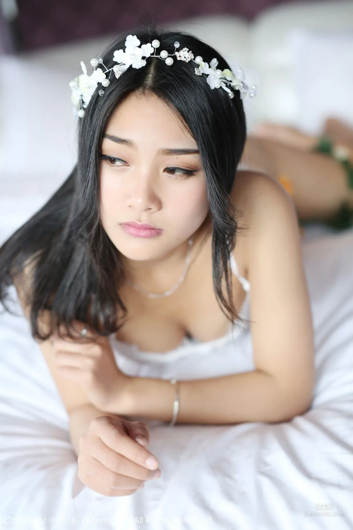 Baiwei Sera《Classical Hanfu + Lace Lingerie》 [XiuRen] No.508 Photo Set photo 46