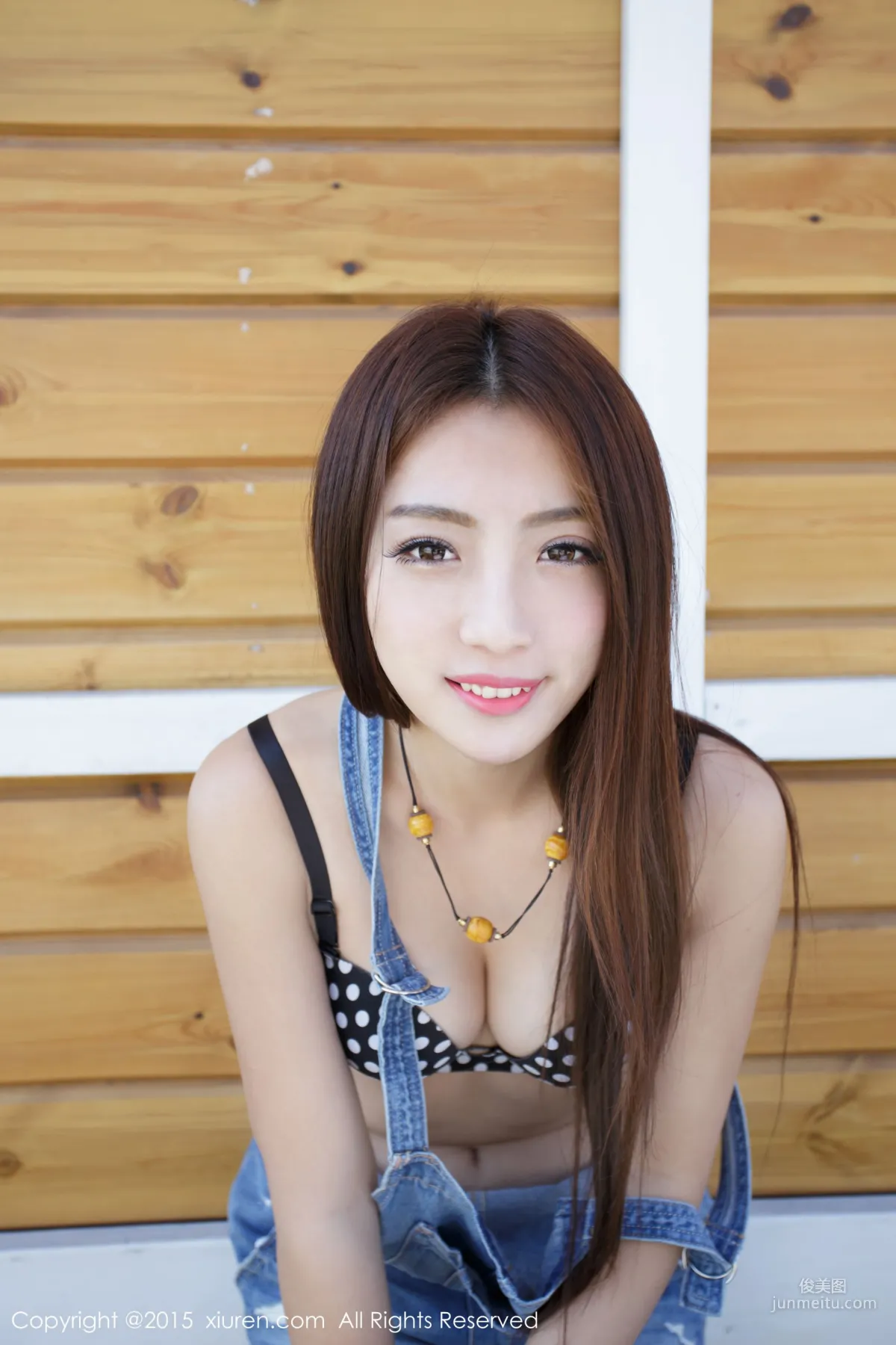 Elma Meng Suspender Jeans + 2 Sets of Lingerie [XiuRen] No.413 Photo Set photo 12
