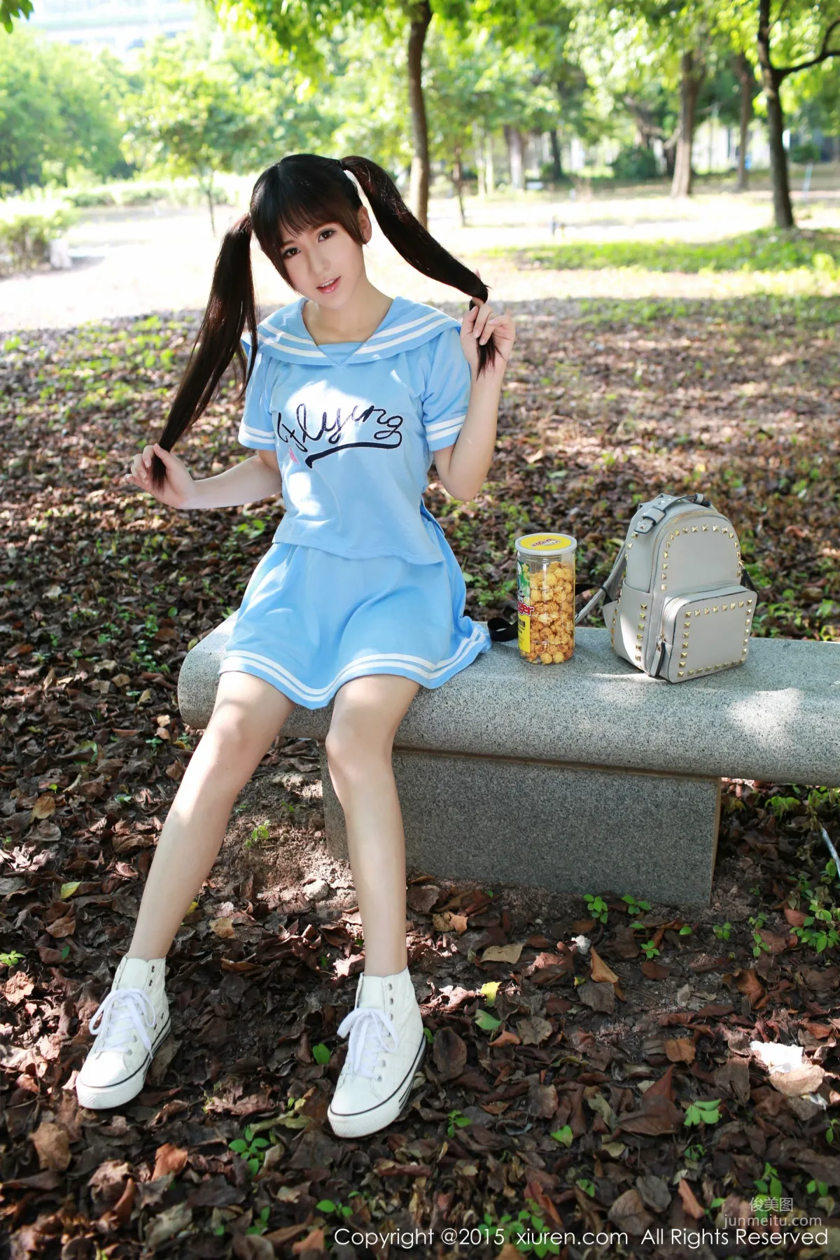 Tang Yuchen TYC, Guangzhou University Town Outdoors [XiuRen] No.387 Photo Set photo 14