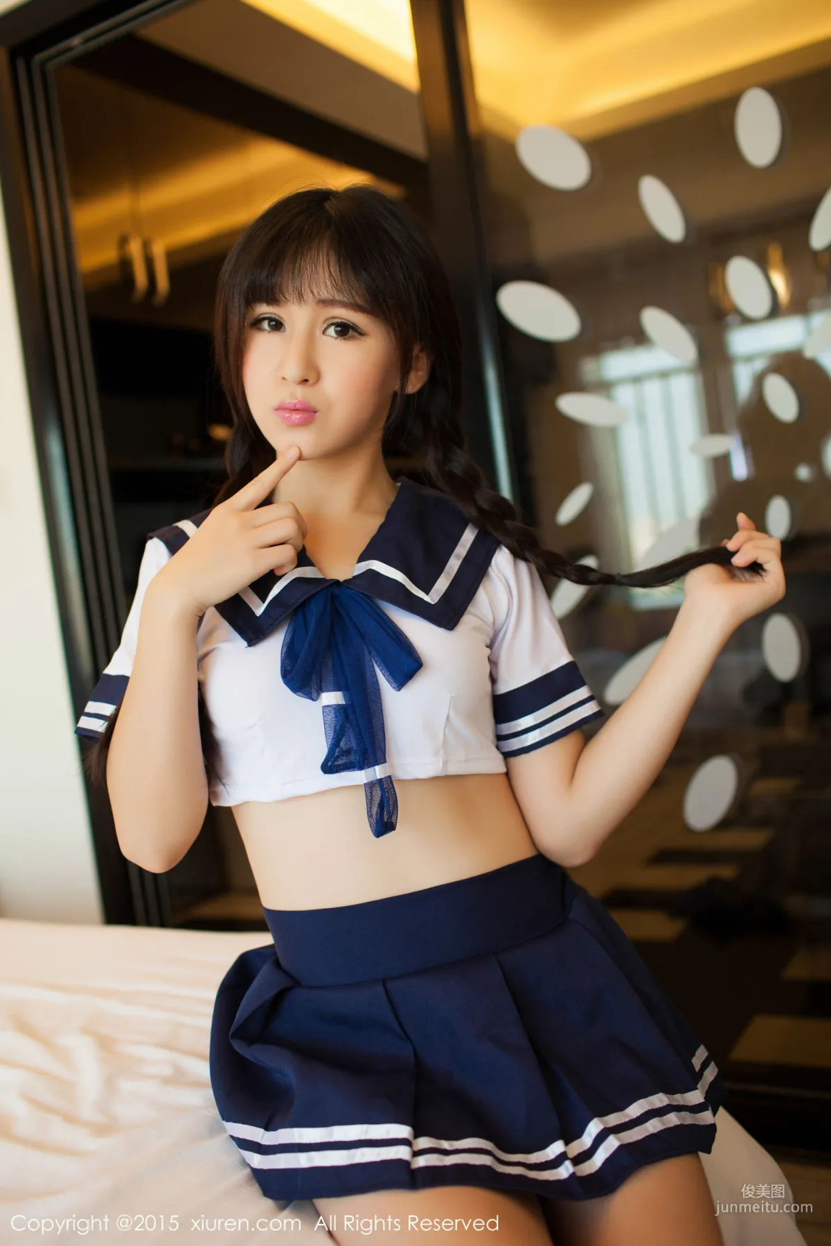Tang Yuchen TYC Sailor Uniform + Hot Pants Series [XiuRen] No.405 Photo Set photo 10