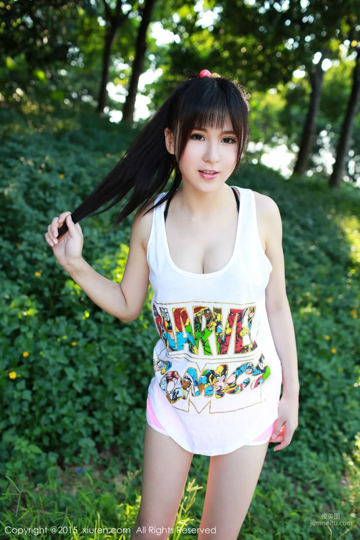 Tang Yuchen TYC, Guangzhou University Town Outdoors [XiuRen] No.387 Photo Set photo 46