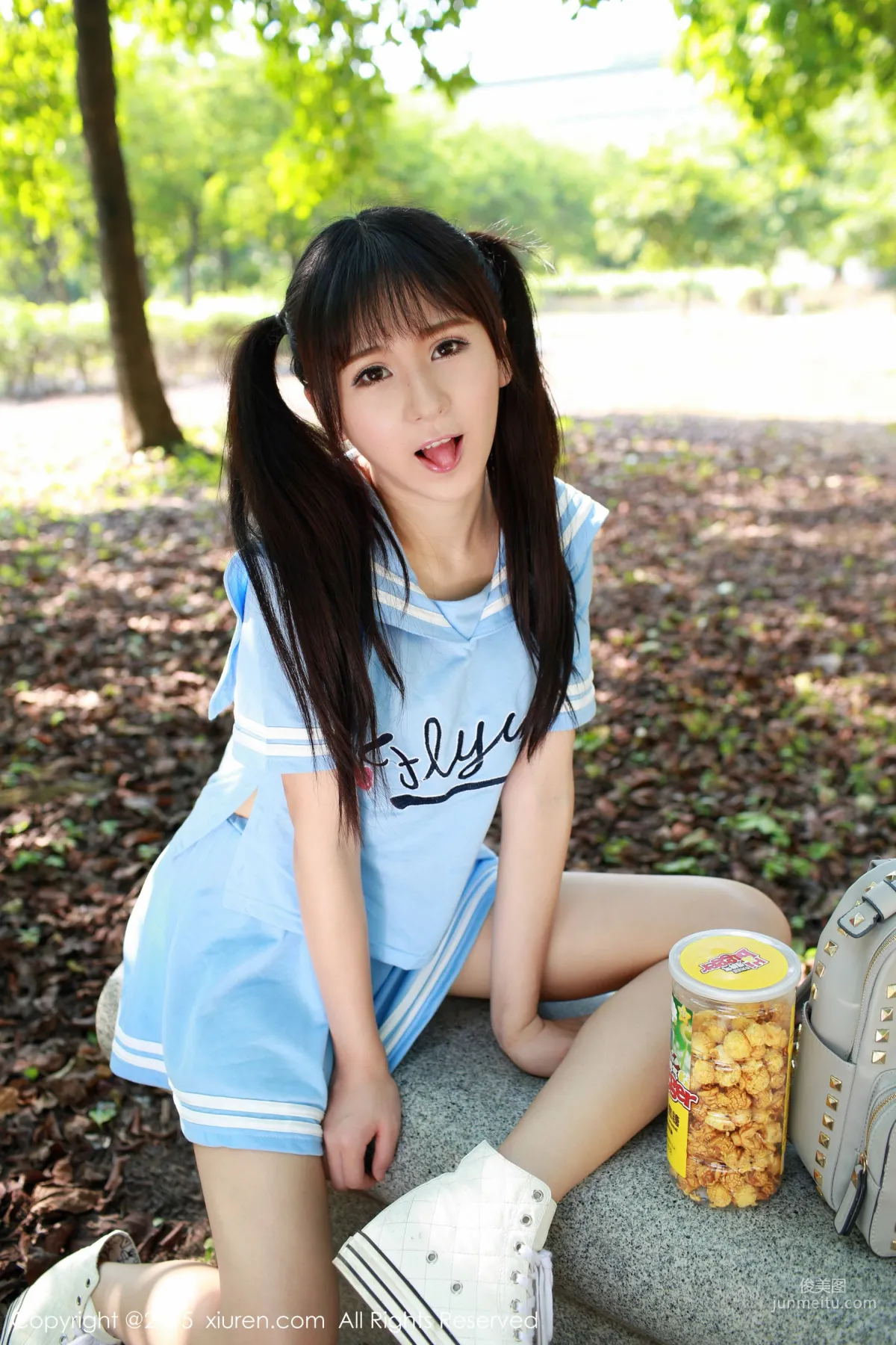 Tang Yuchen TYC, Guangzhou University Town Outdoors [XiuRen] No.387 Photo Set photo 19