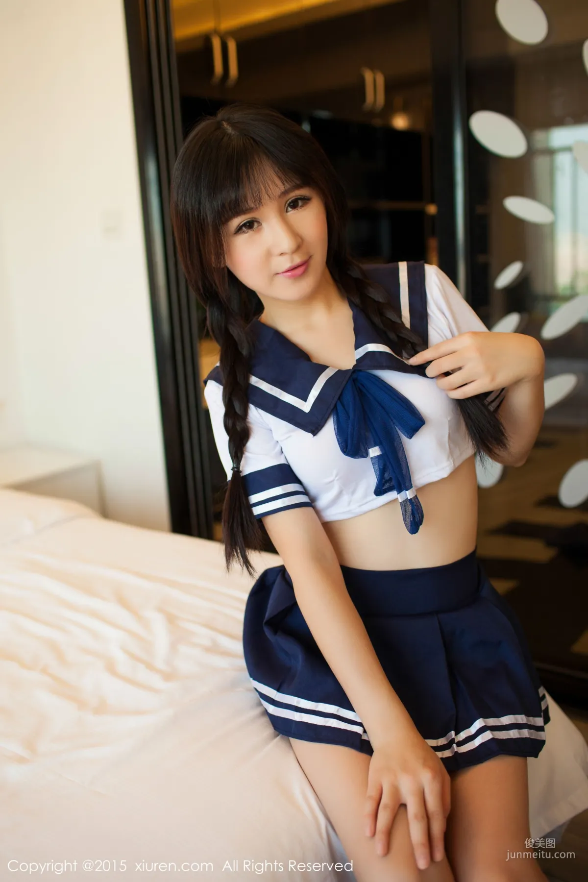 Tang Yuchen TYC Sailor Uniform + Hot Pants Series [XiuRen] No.405 Photo Set photo 11