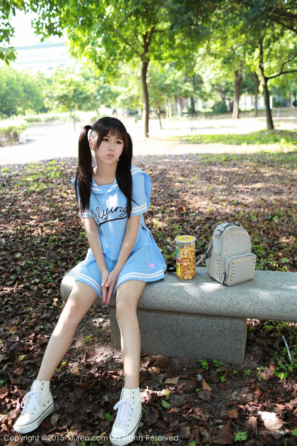 Tang Yuchen TYC, Guangzhou University Town Outdoors [XiuRen] No.387 Photo Set photo 13