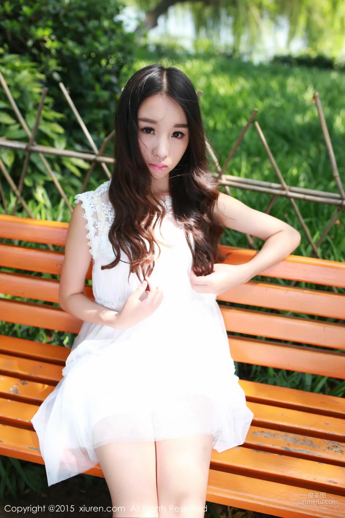 Zixuan Crystal, Fresh and Natural Outdoor Shoot, Outdoor Exposure [XiuRen] No.371 Photo Set photo 8