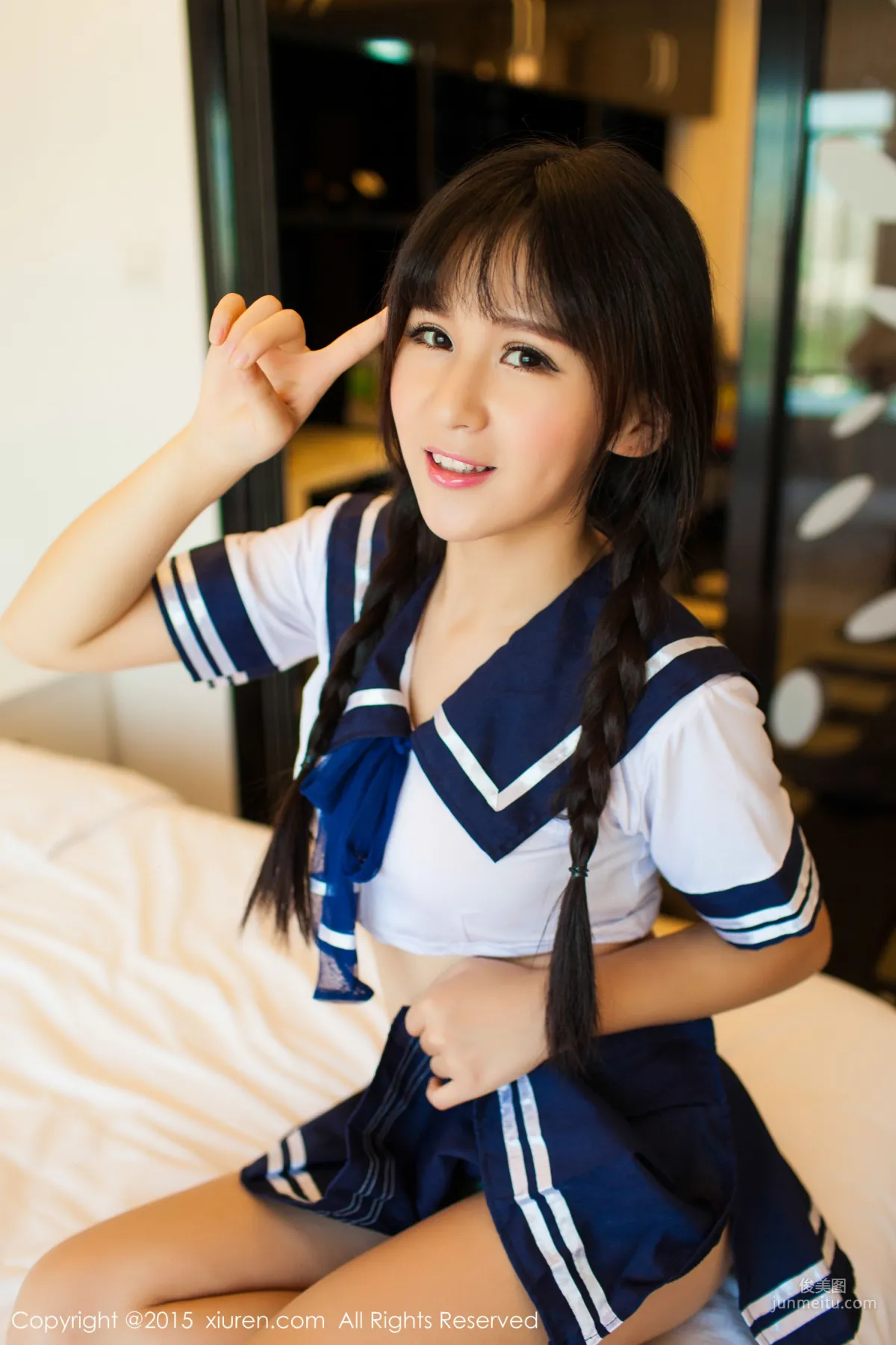 Tang Yuchen TYC Sailor Uniform + Hot Pants Series [XiuRen] No.405 Photo Set photo 31