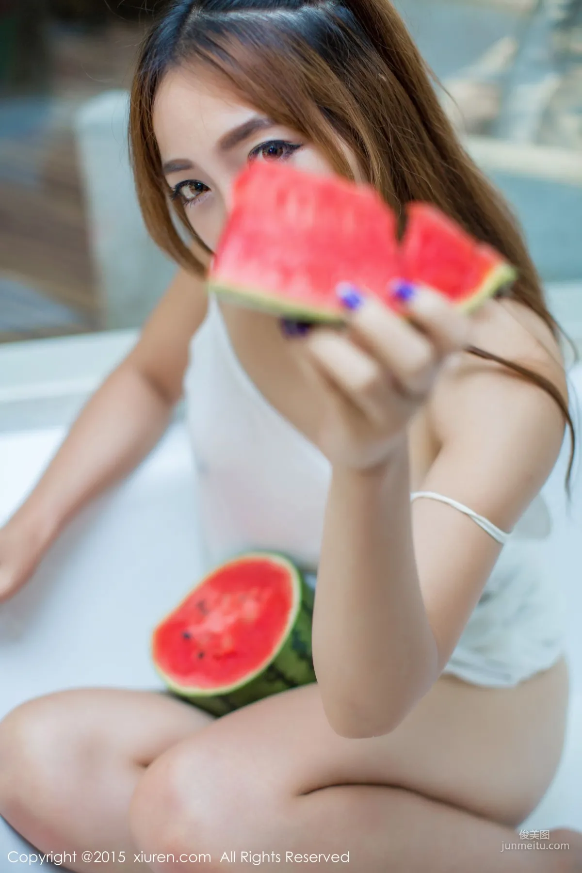 Huang Xinyuan, The Temptation of the Fruit Girl [XiuRen] No.379 Photo Set photo 4