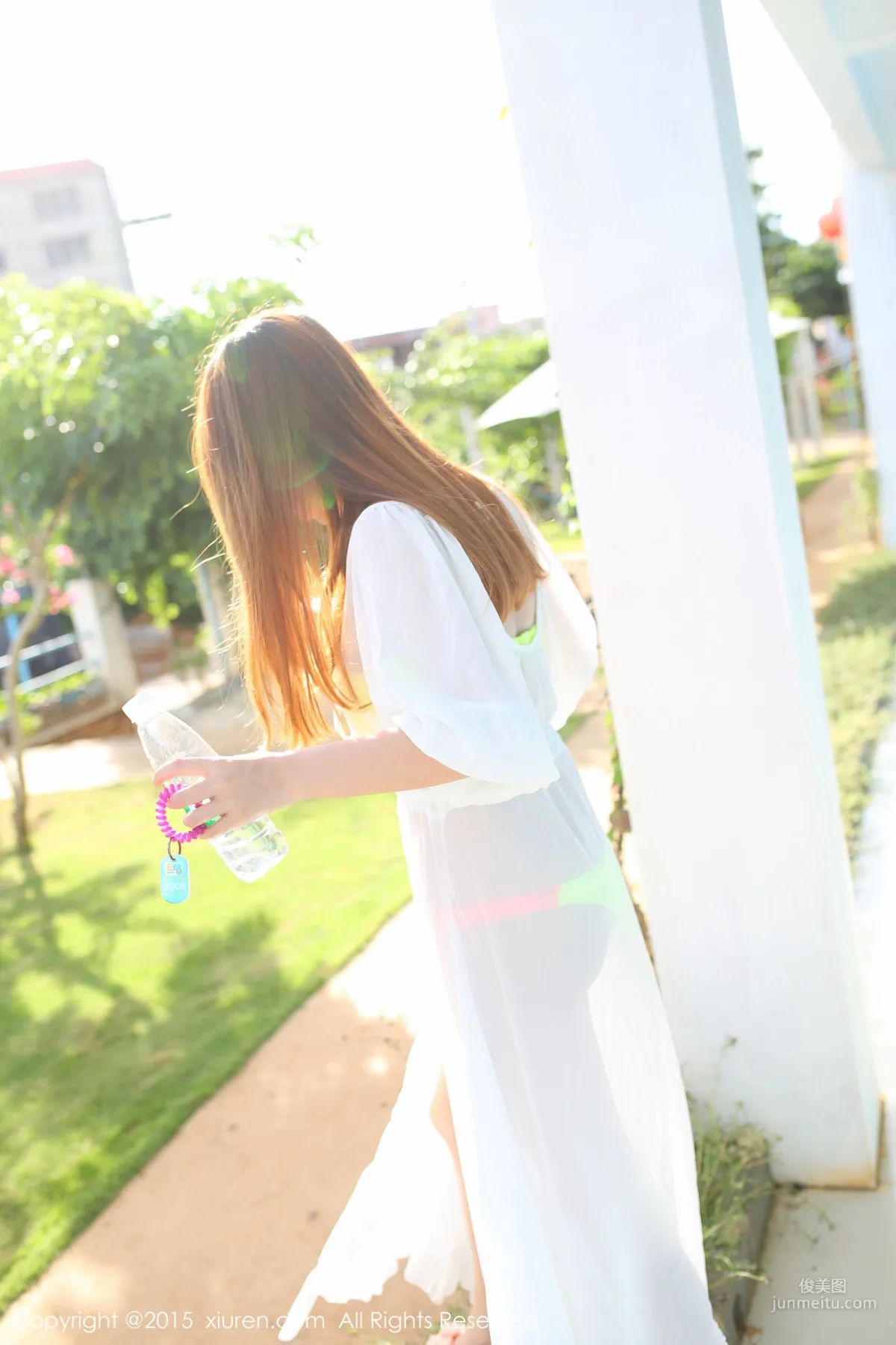 Lili Lily, Weizhou Island Travel Shoot, Sheer Long Dress + Seaside Series [XiuRen] No.346 Photo Set photo 12