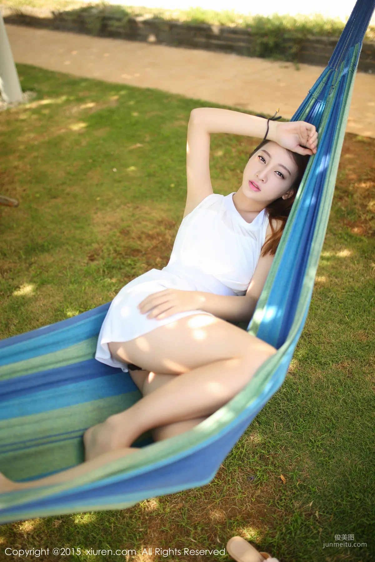 Lili Lily, Weizhou Island Travel Shoot, Sheer Long Dress + Seaside Series [XiuRen] No.346 Photo Set photo 1