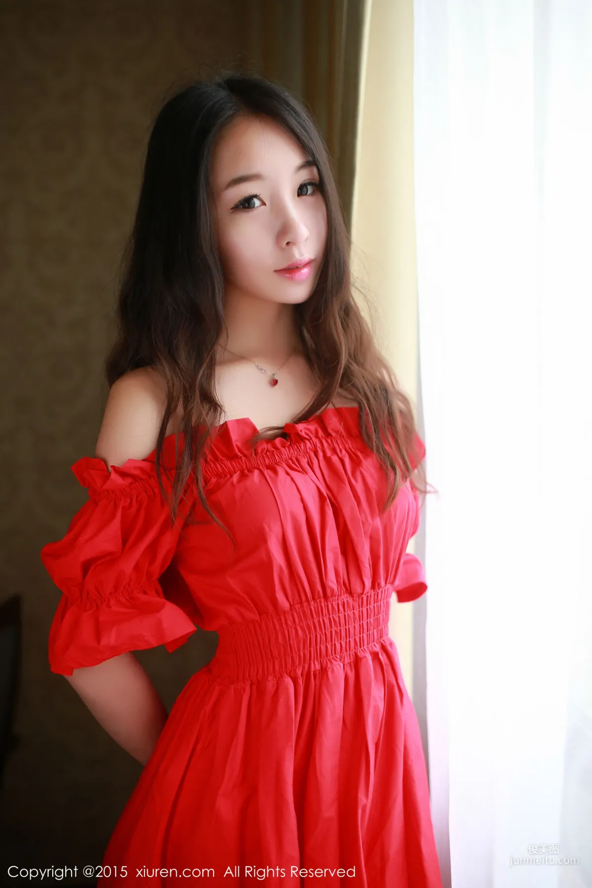 Zixuan Crystal, Dress + Hot Pants + Fishnet Stockings Uniform [XiuRen] No.347 Photo Set photo 5