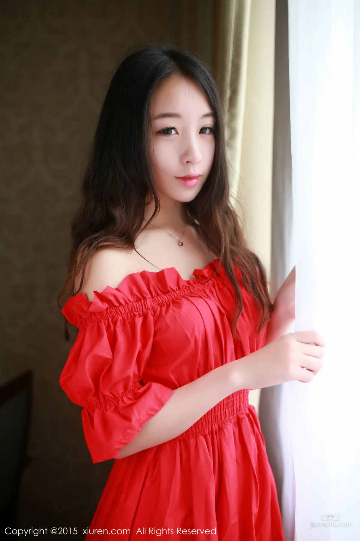Zixuan Crystal, Dress + Hot Pants + Fishnet Stockings Uniform [XiuRen] No.347 Photo Set photo 4