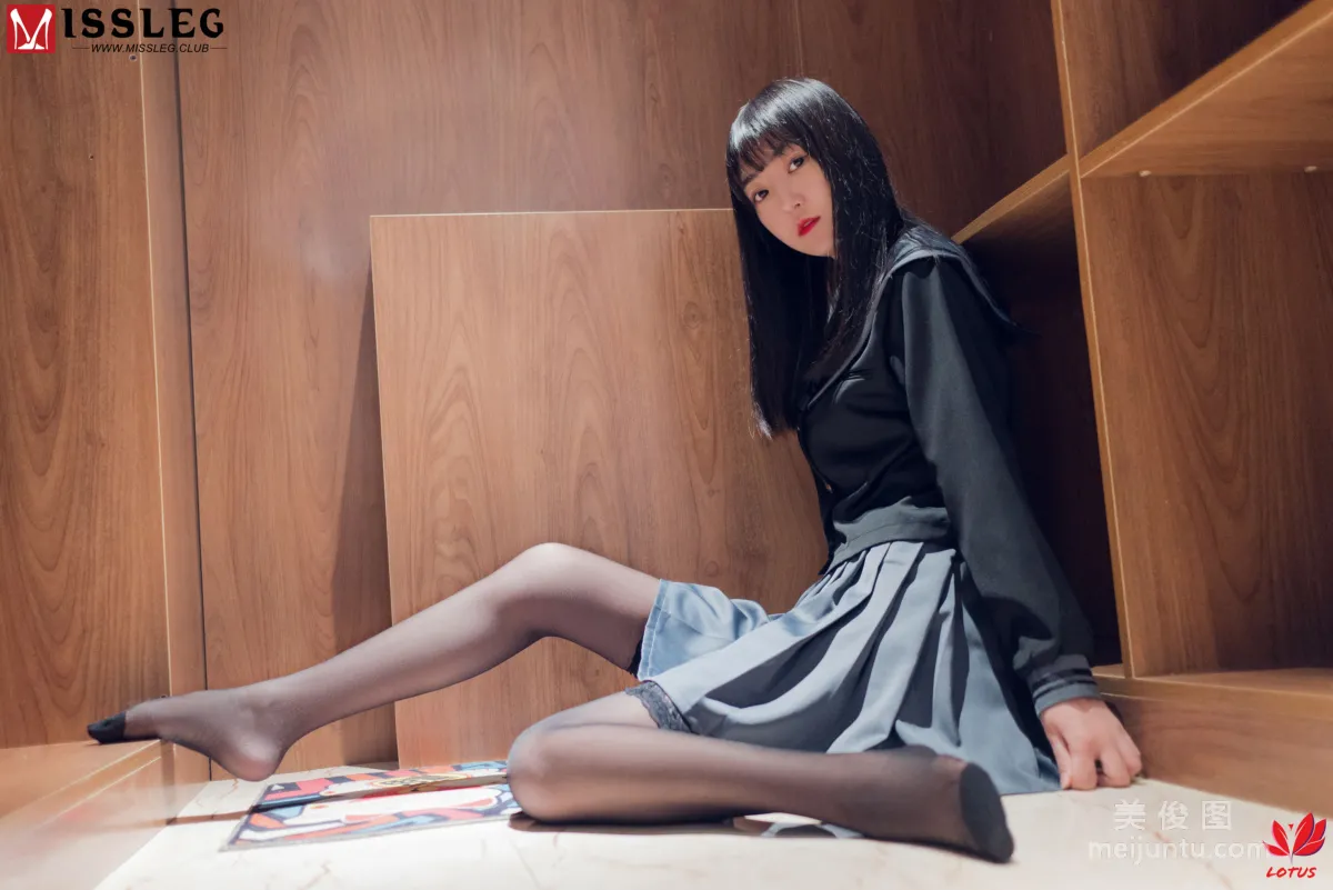 [蜜絲MISSLEG] M021 諾言 《黑絲Jk少女》 寫真集 26
