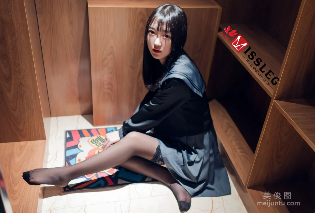 [蜜絲MISSLEG] M021 諾言 《黑絲Jk少女》 寫真集 23