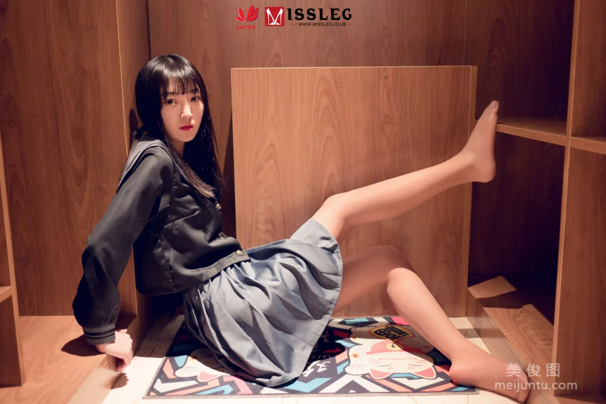 [蜜絲MISSLEG] M021 諾言 《黑絲Jk少女》 寫真集 31